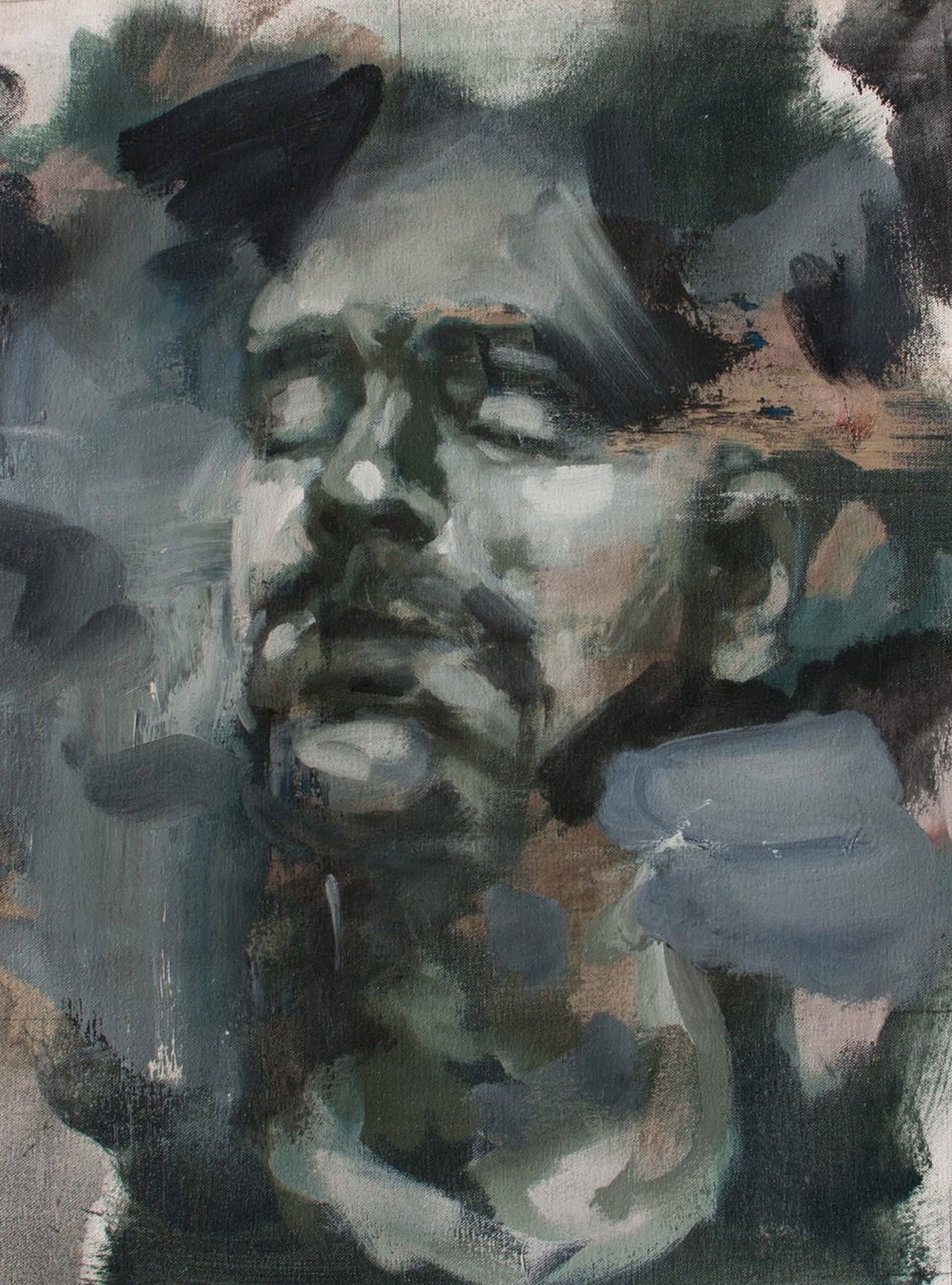 Untitled Portrait Abstraction 4 by Andrew Moncrief