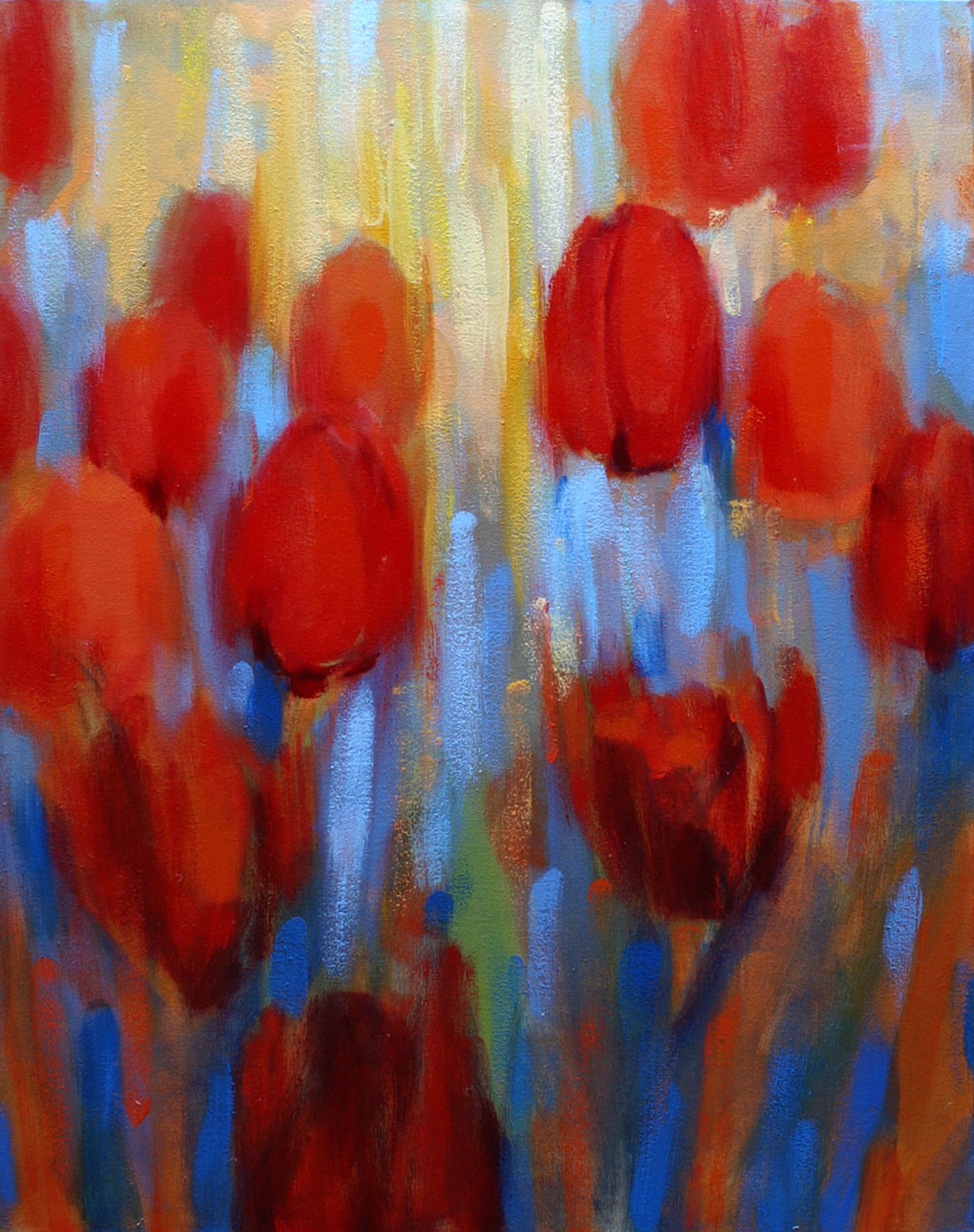 Cascading Tulips by Claire HARDY