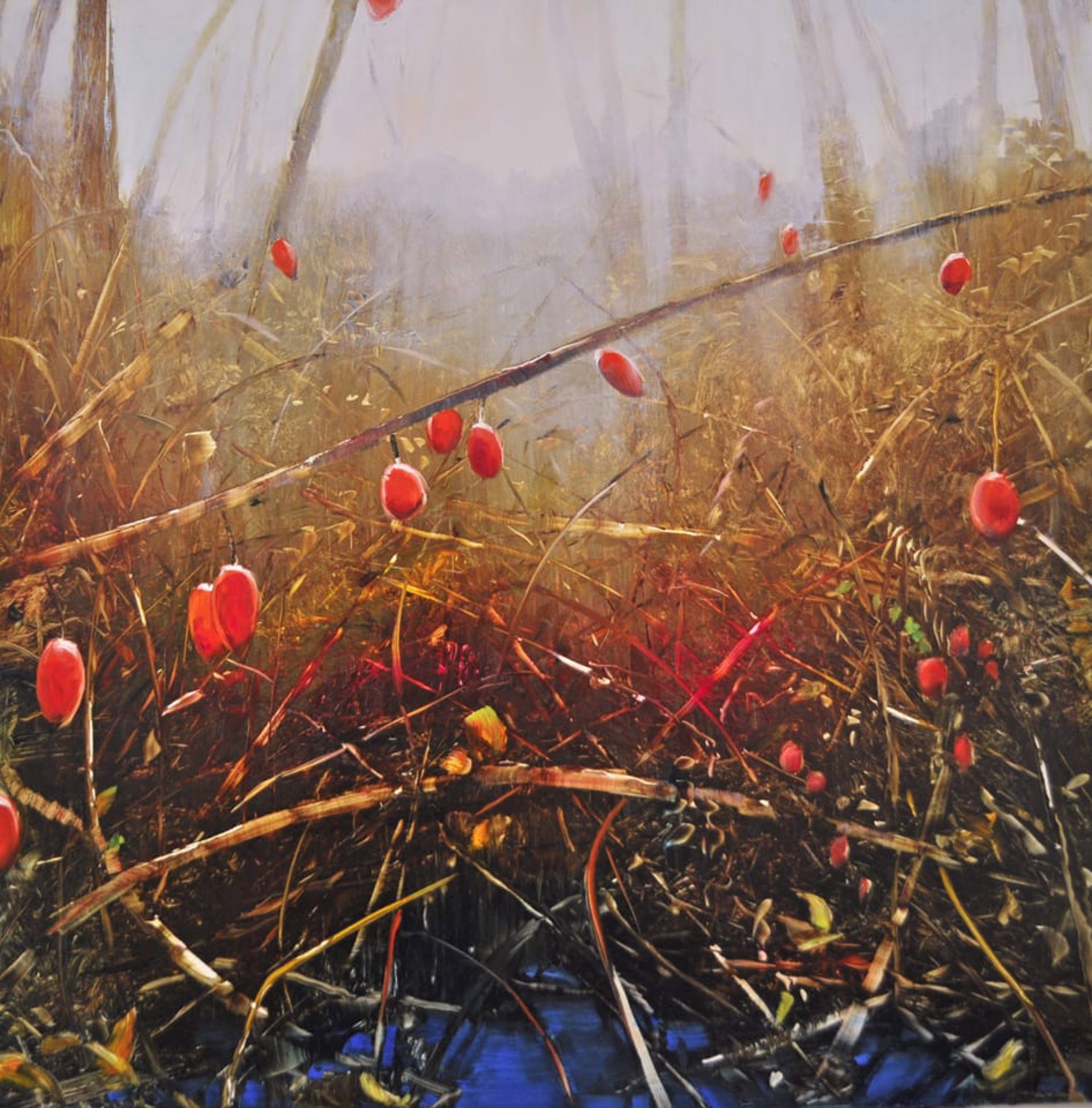 December Atmosphere, Winterberry by David Dunlop