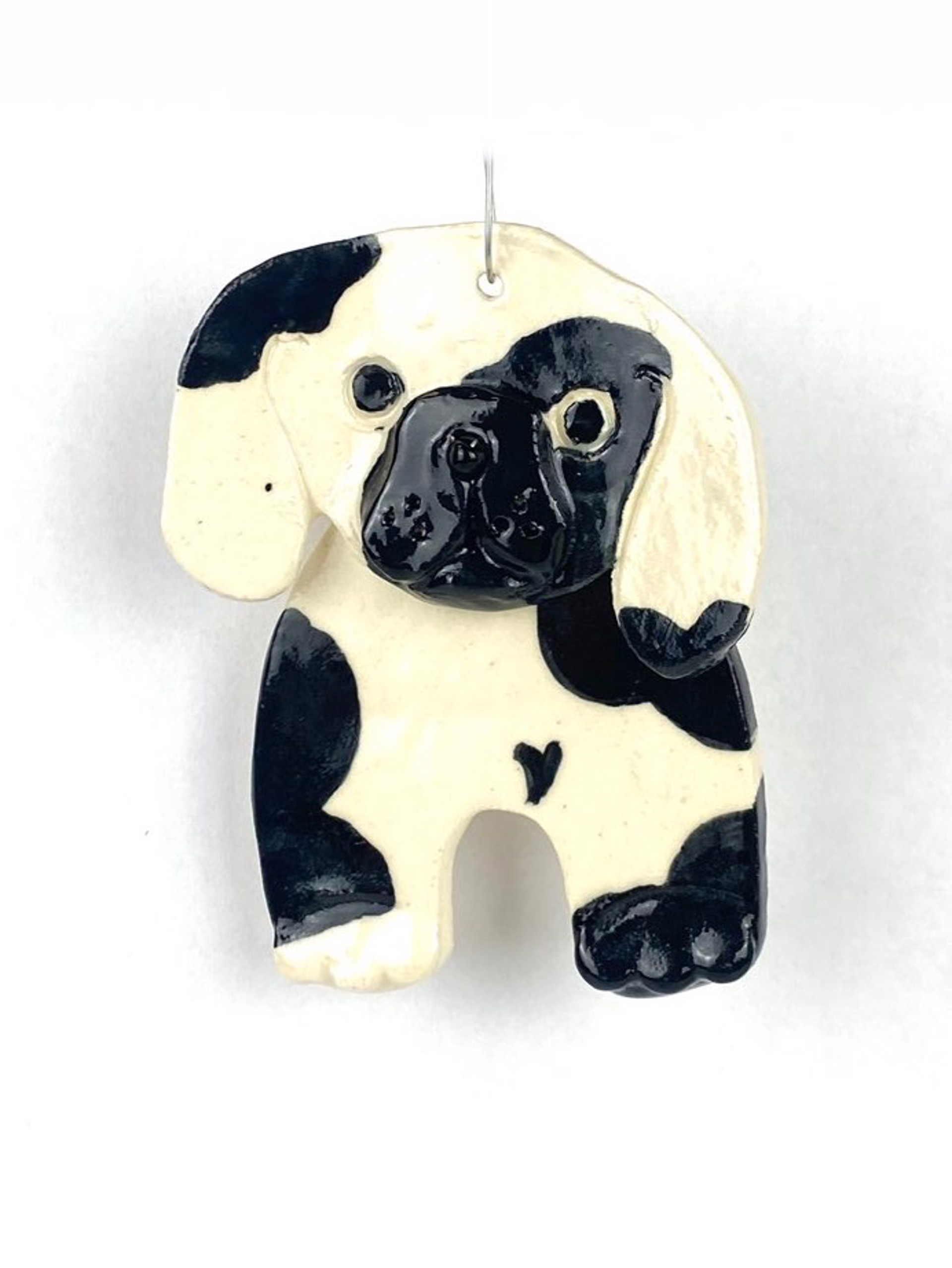 Dog Ornament by Nancy Jacobsohn