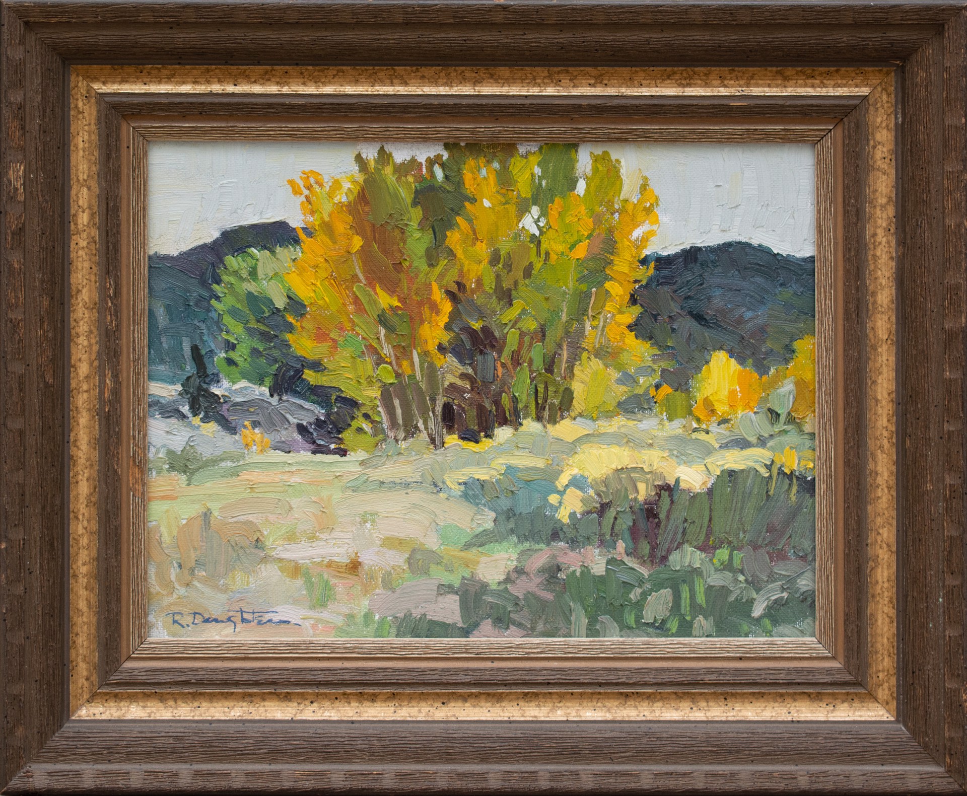 Fall in Canyon by Robert Daughters (1929-2013)