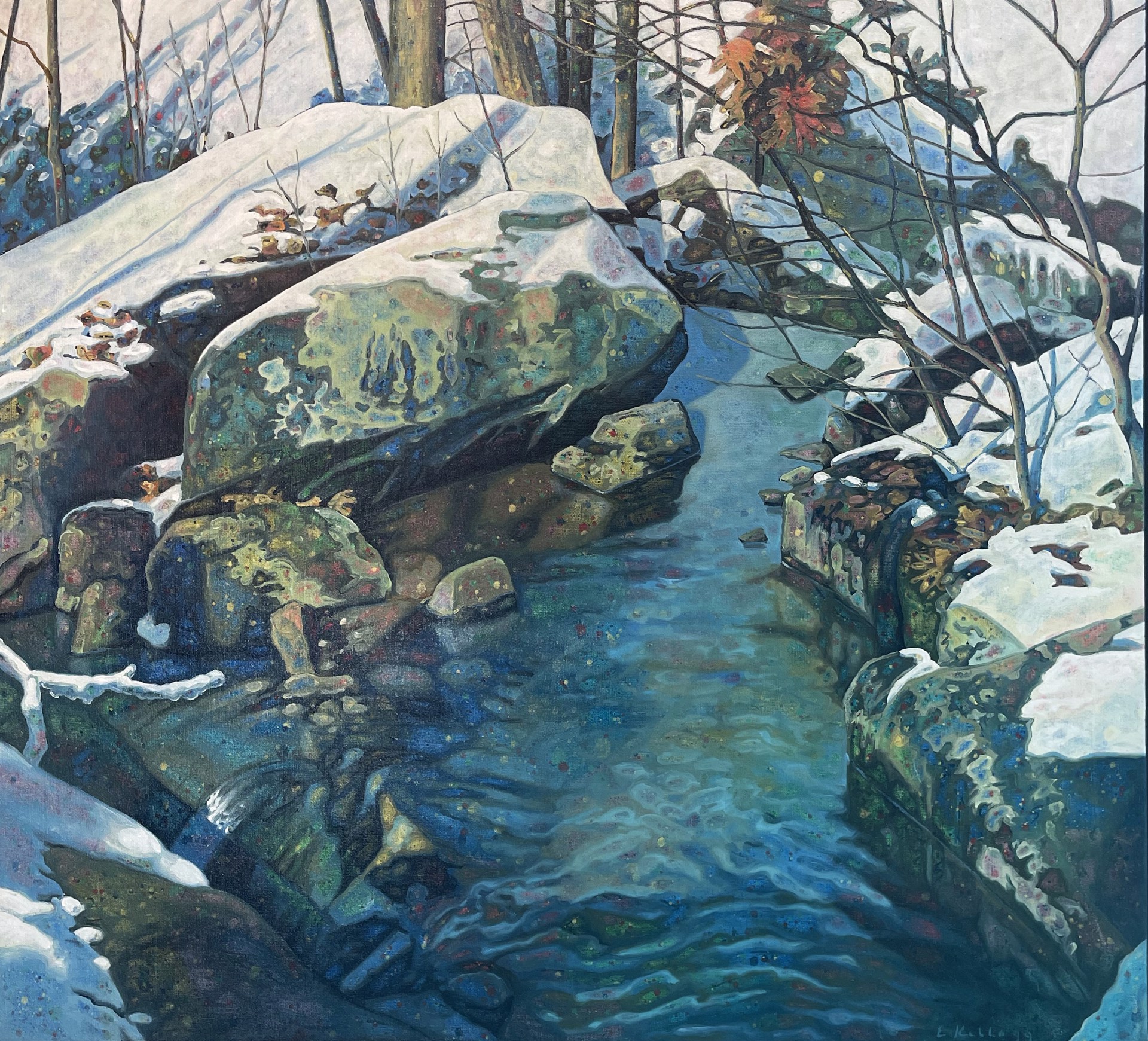Winter Stream by Edward Kellogg