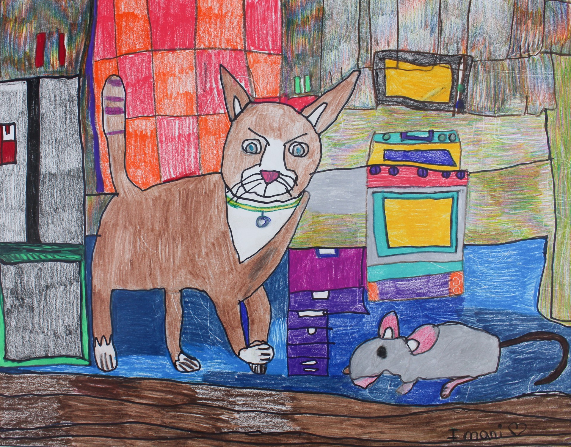 The Cat and the Trespassing Mouse by Imani Turner