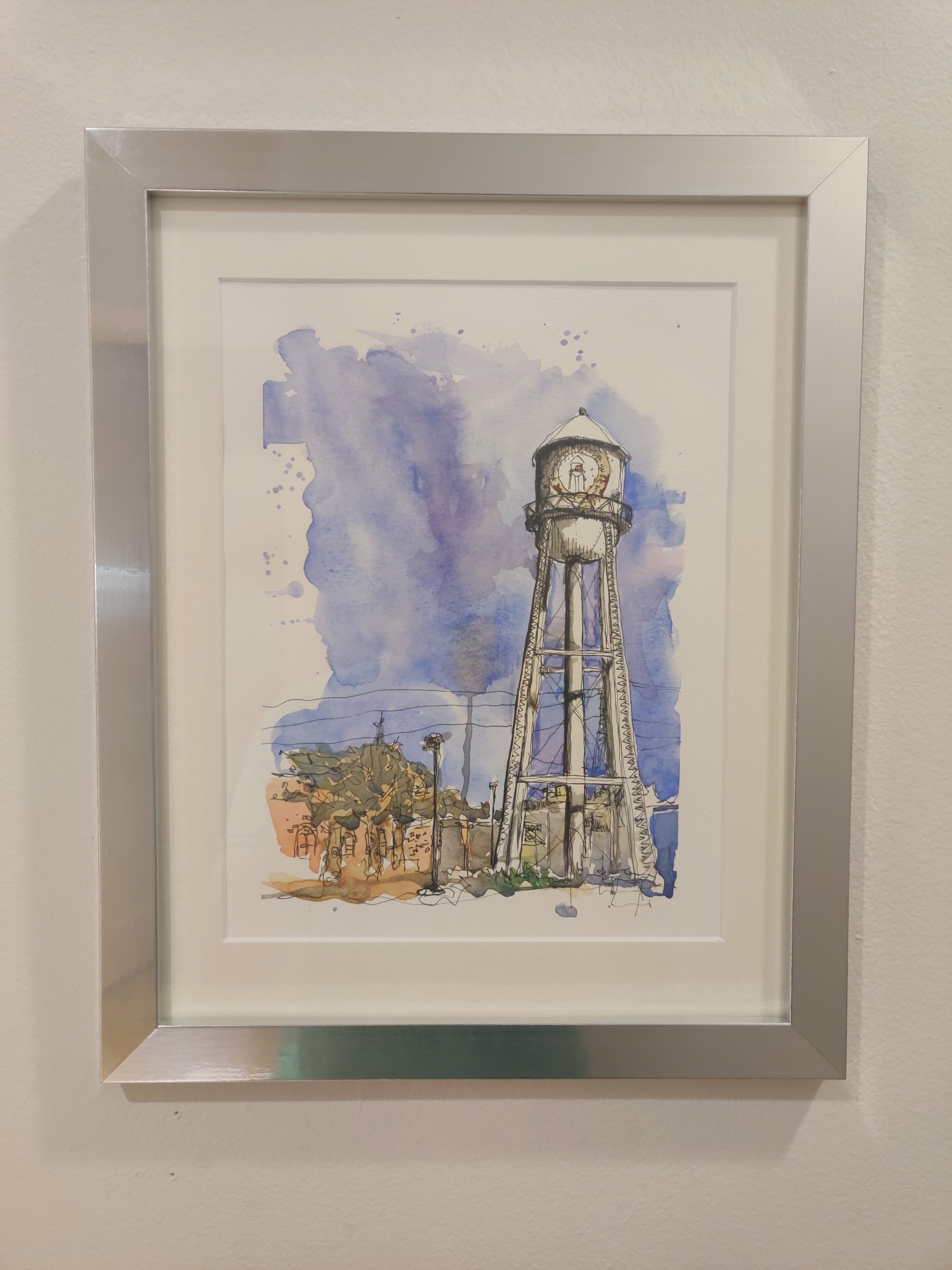 Southern Stove Works Watertower by Nathaniel Gutierrez