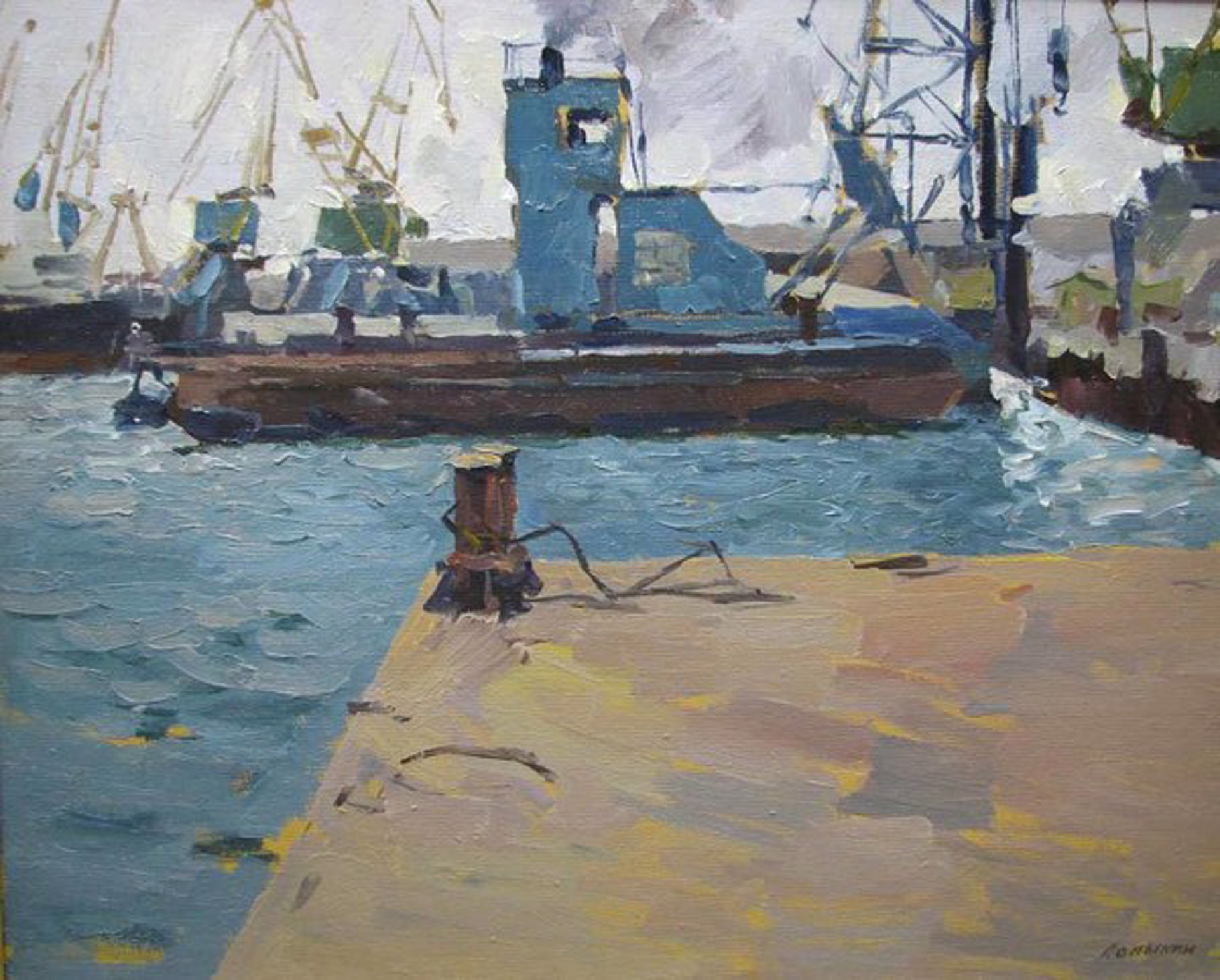 Corner of the Port by Konstantin Lomykin