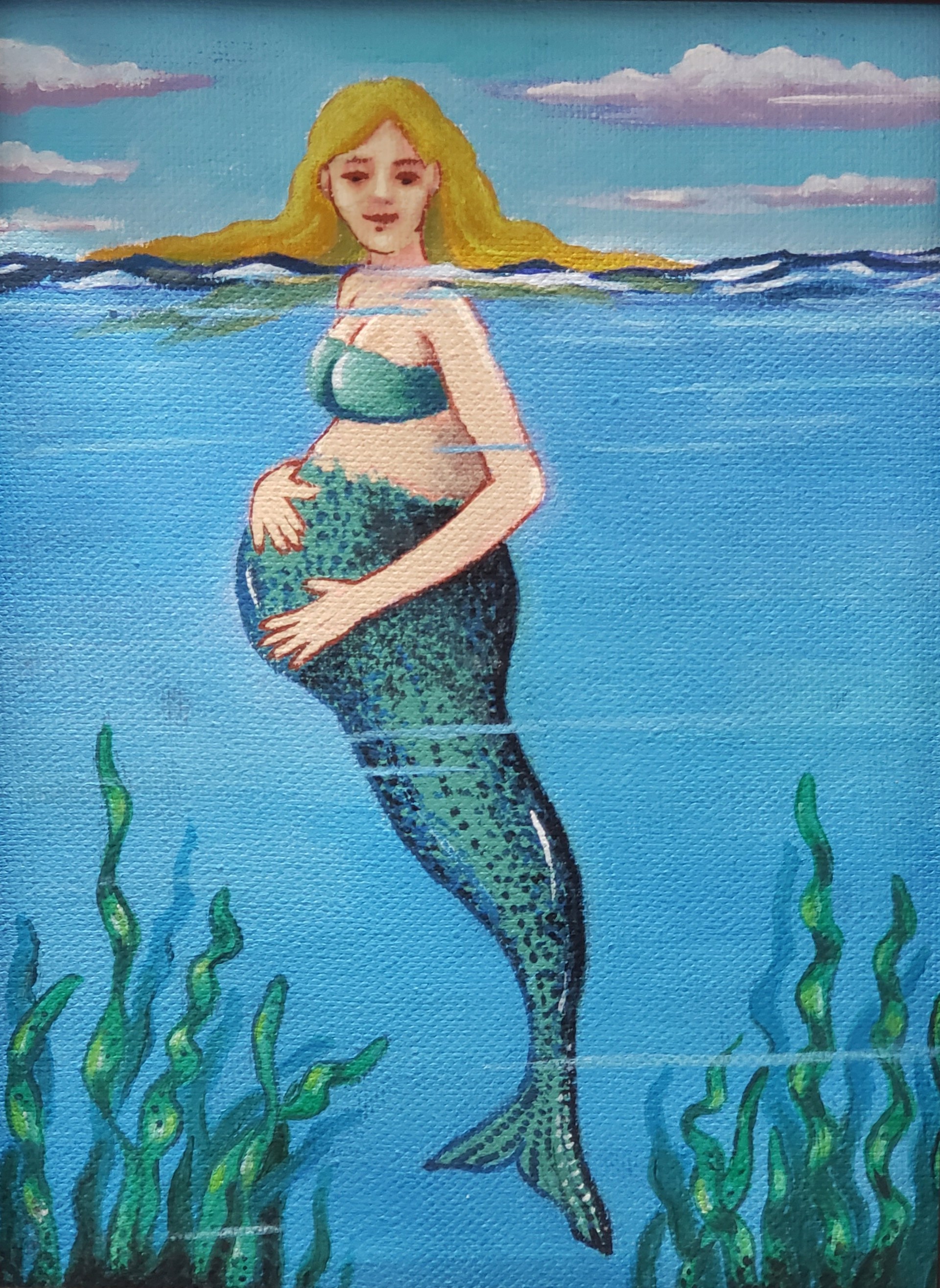 Mermaid w/Child by James Roderick