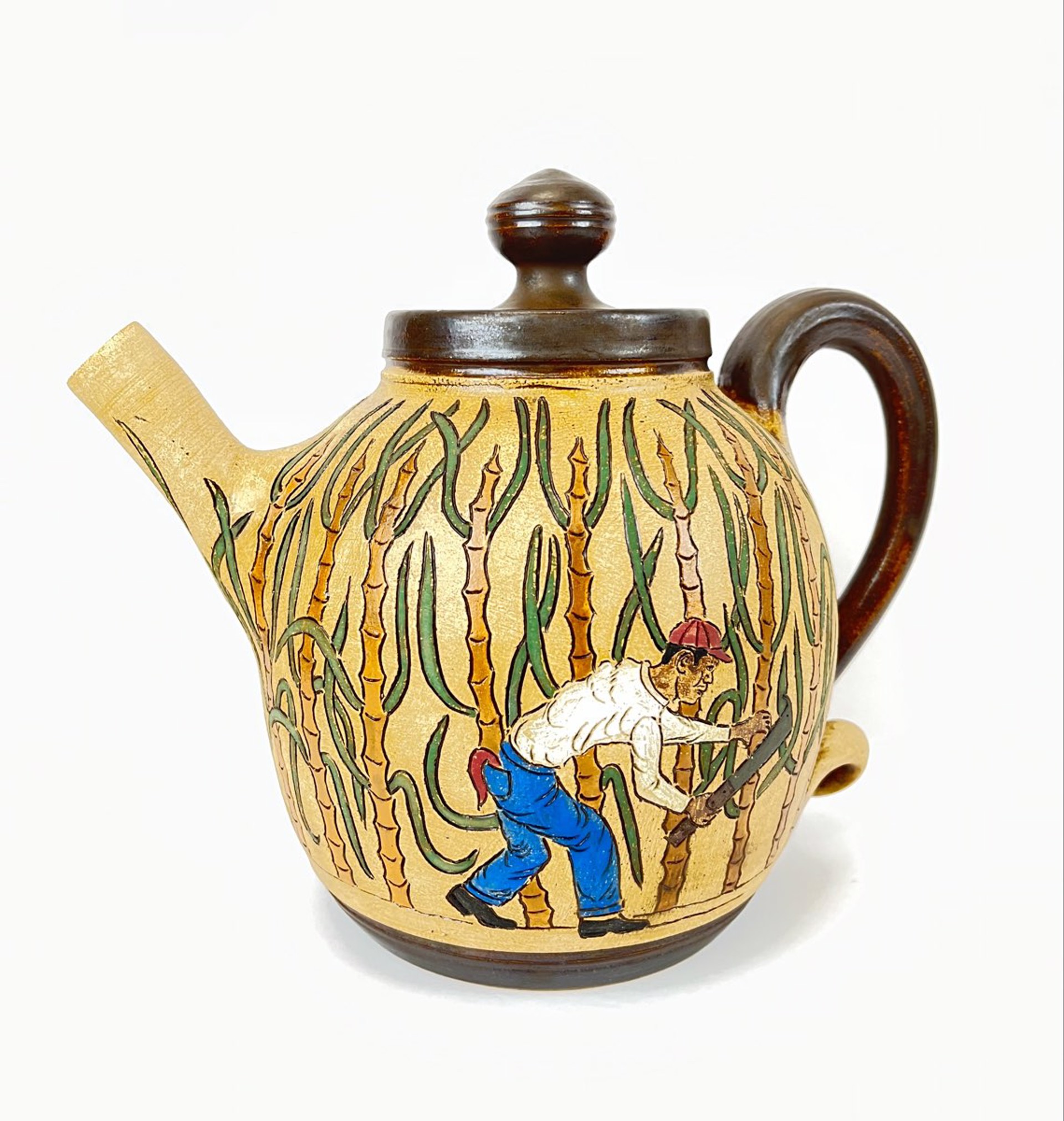 Sugar Cane Teapot by Winton & Rosa Eugene