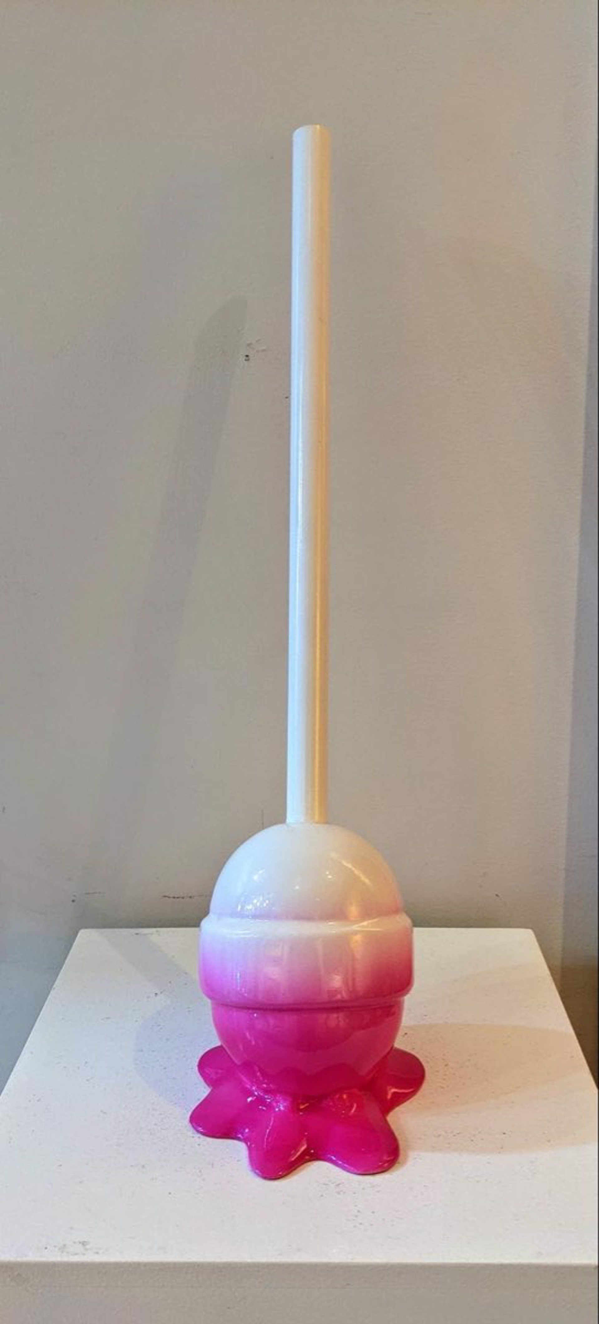 "The Sweet Life" Lollipop-pink/white by Elena Bulatova