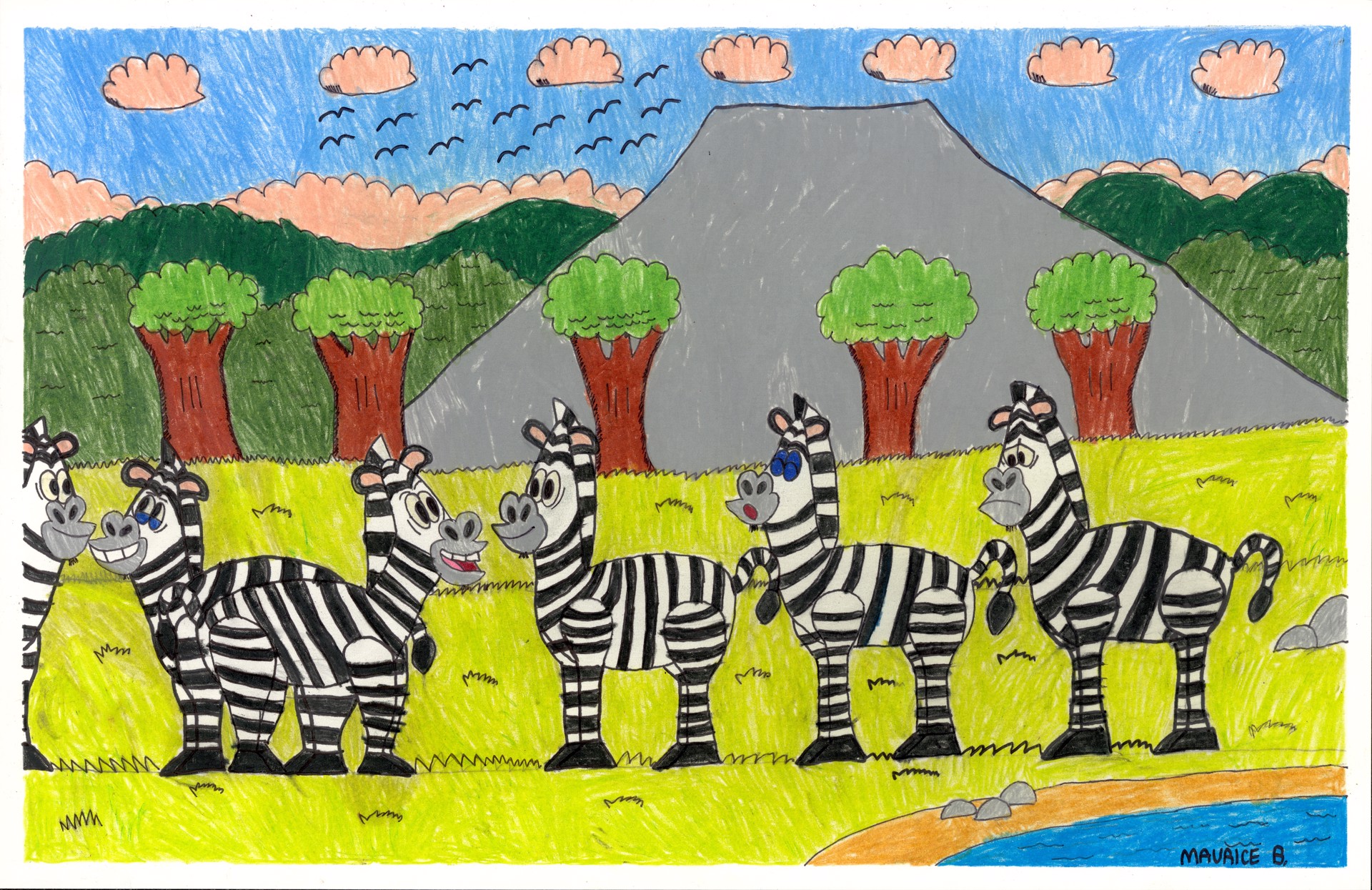 PG County Zebras by Maurice Barnes