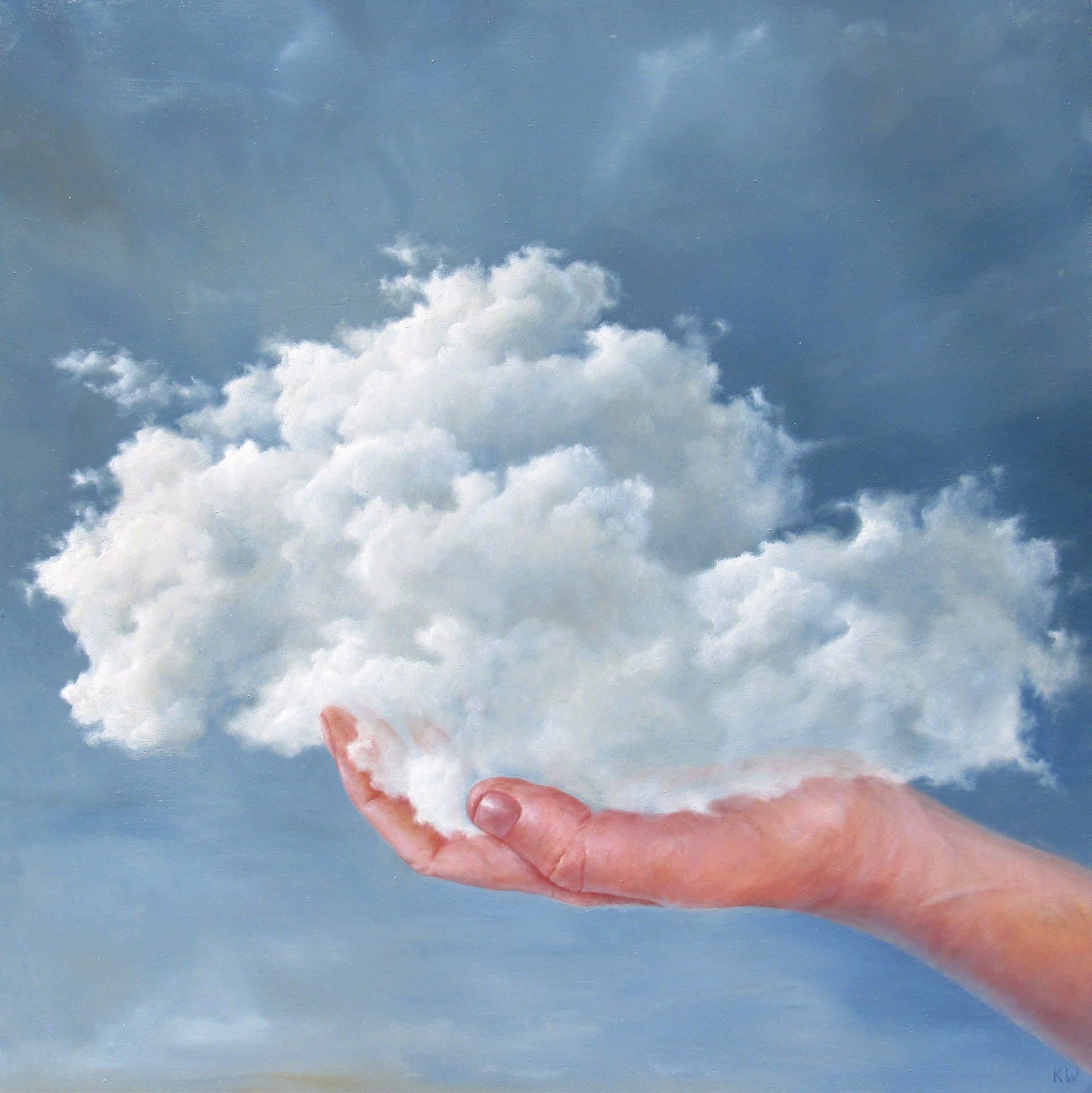 hold me in your hand like a cloud by Kris Wenschuh