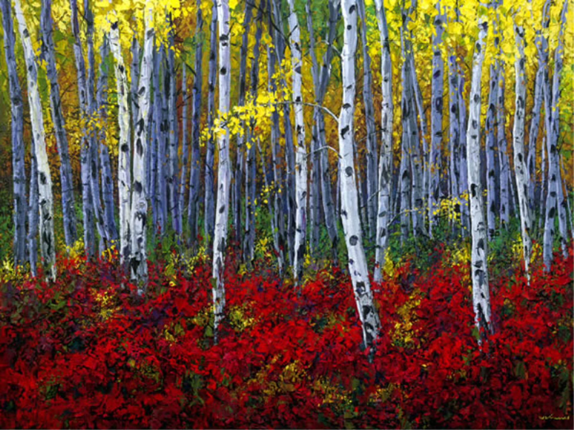 Crimson Forest (S/N) by Jennifer Vranes