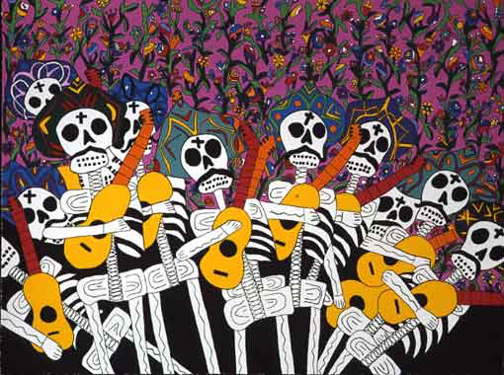 Hechale (Play It!) Skeleton Band by Eduardo Oropeza