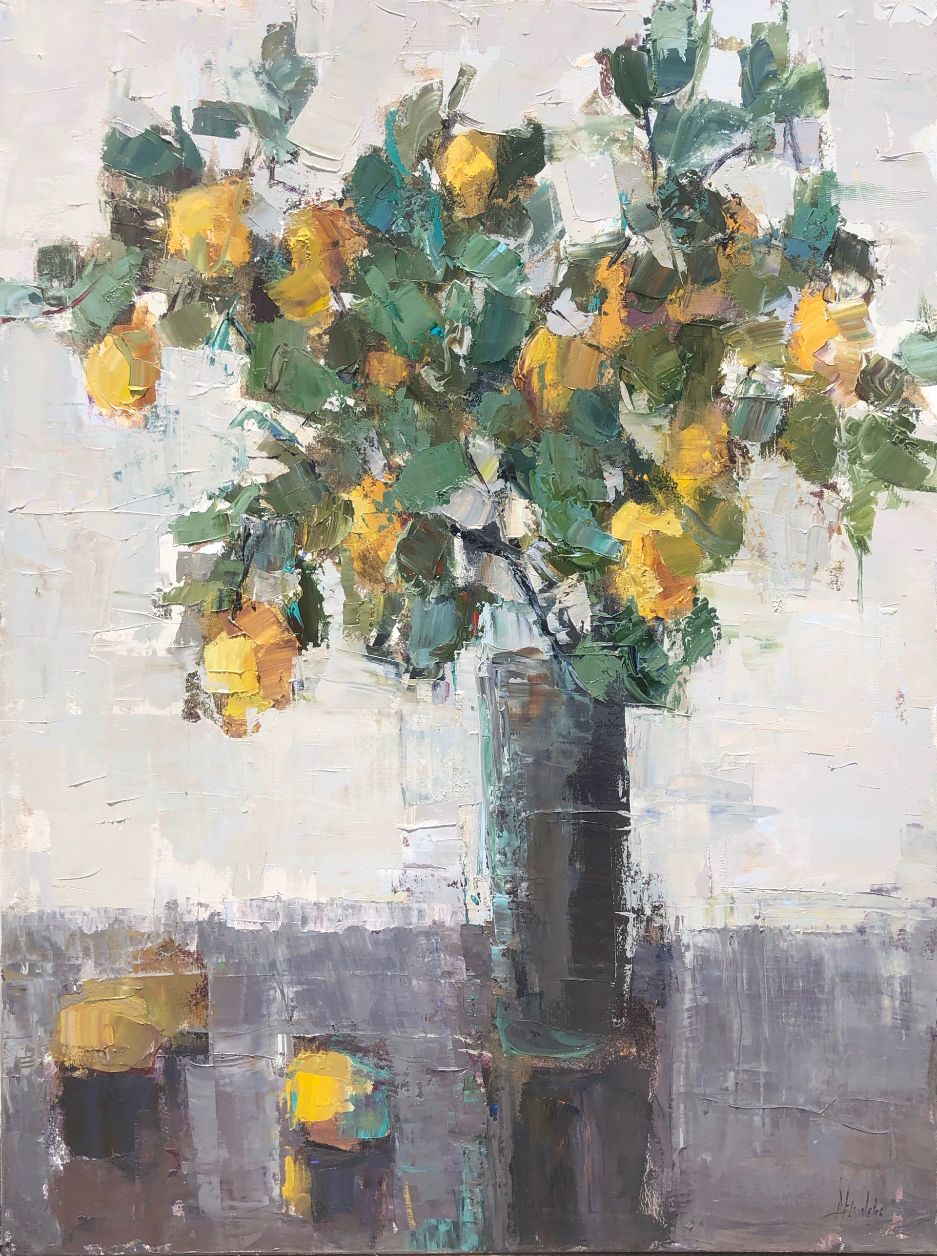 Lemon Branches by Barbara Flowers