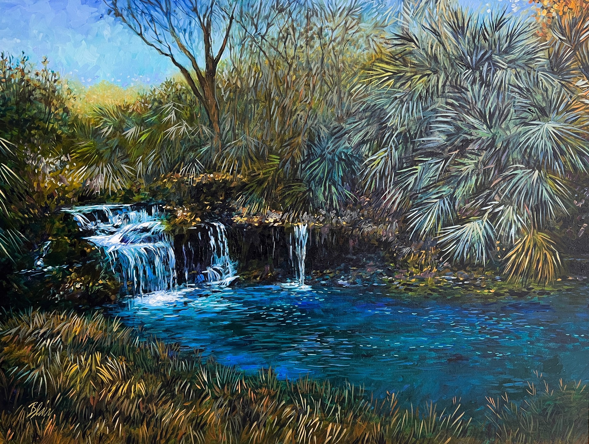 Waterfall by Eleanor Blair