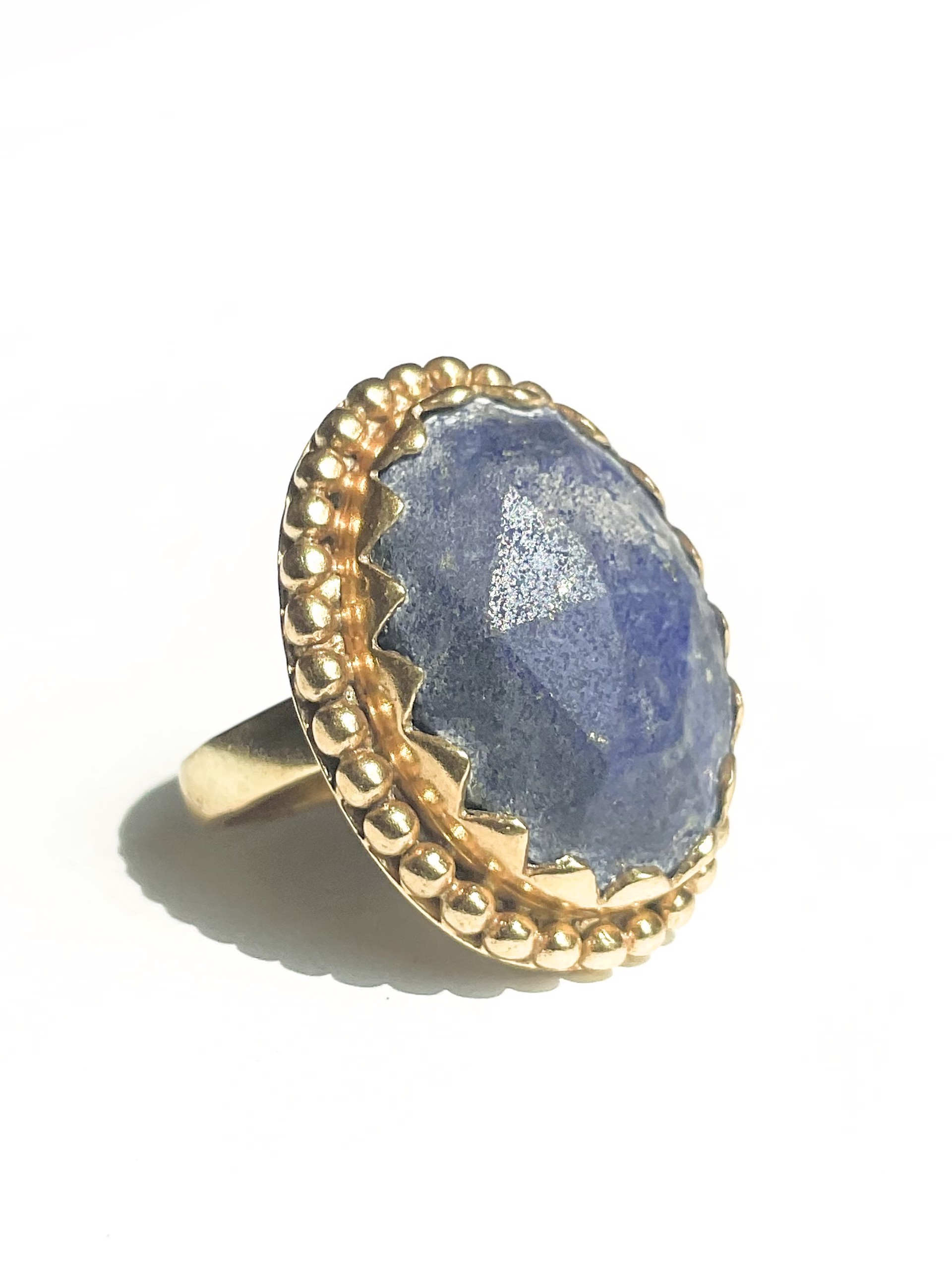 Lapis Oval Ring by J. Catma