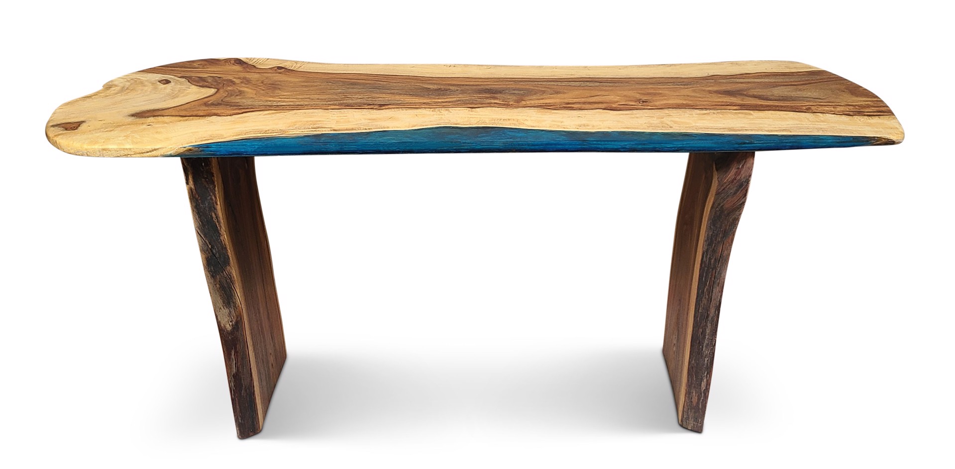 Rosewood & Resin Console Table by Kirk Allan