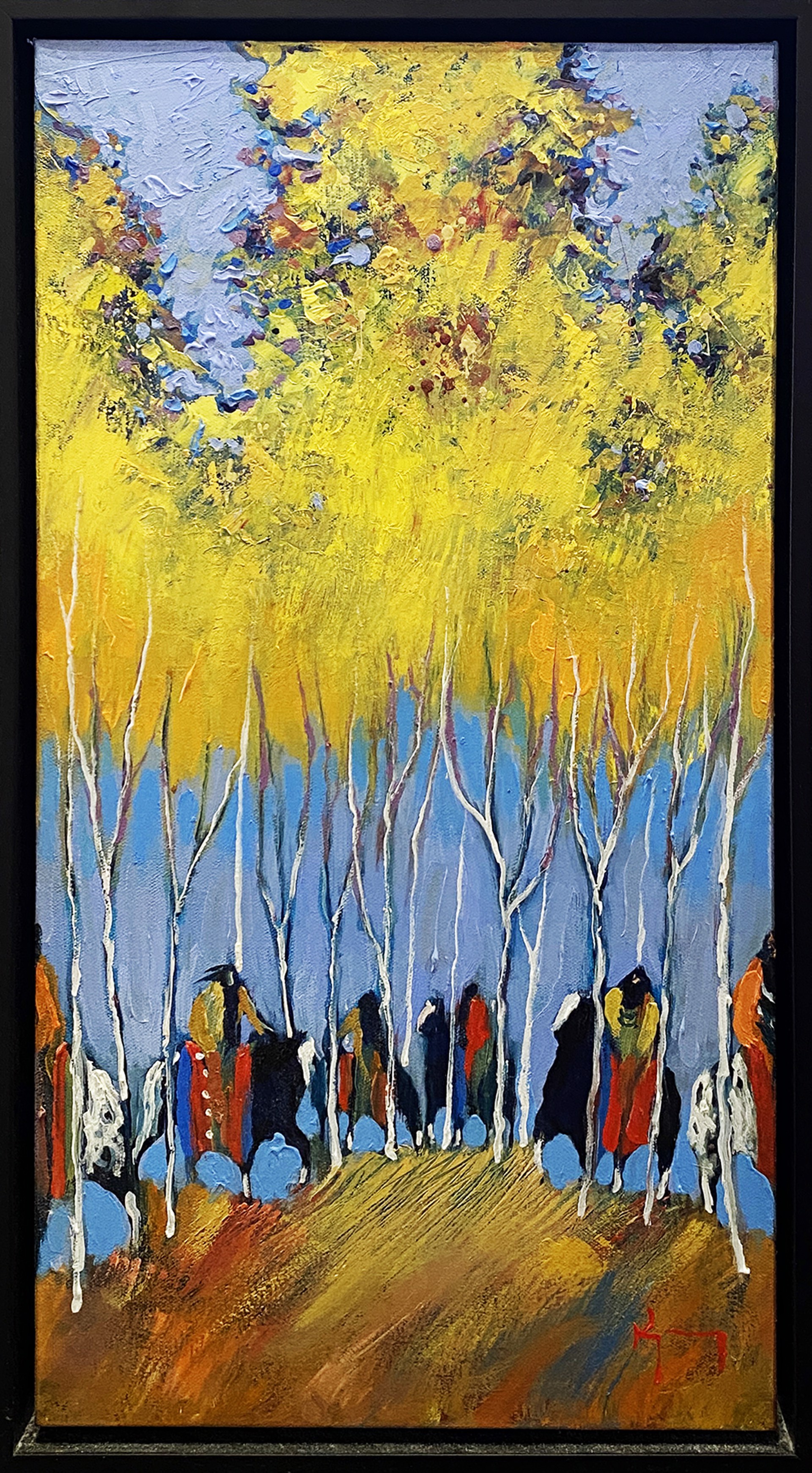 Mystics in the Glow of the Aspens by Bruce King