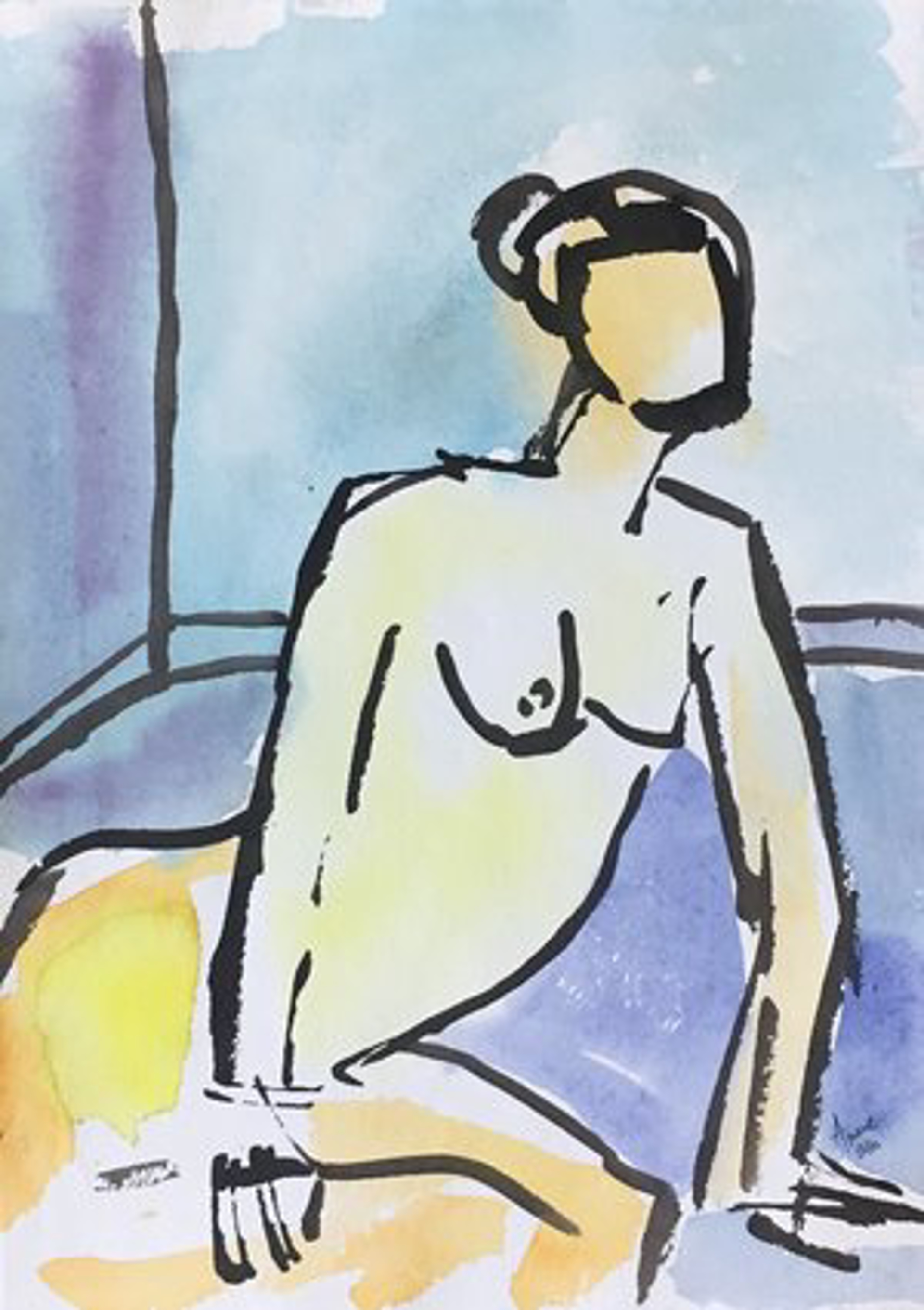 Figure Drawing #33 by Anne Darby Parker