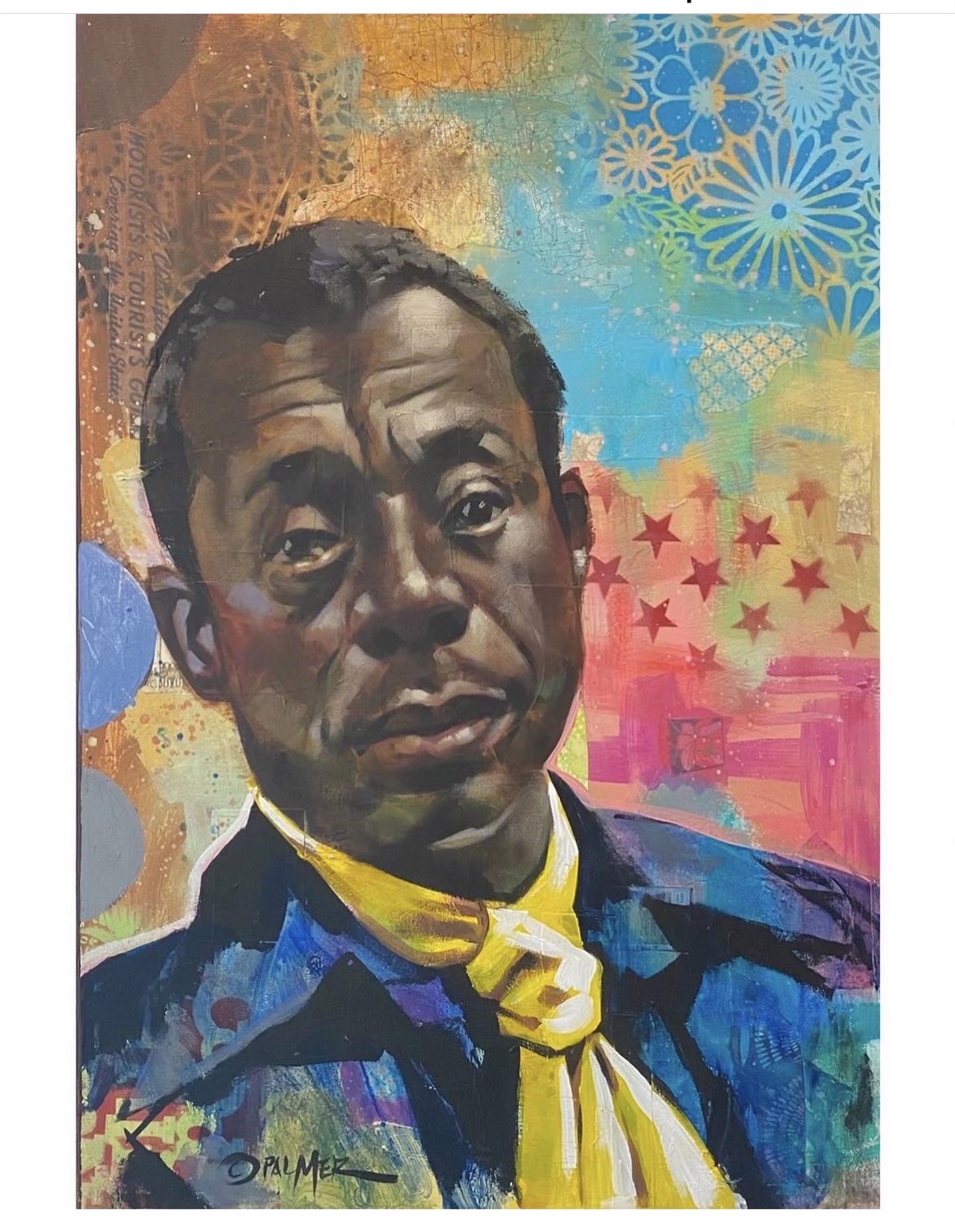 Baldwin's Scarf by Charly Palmer