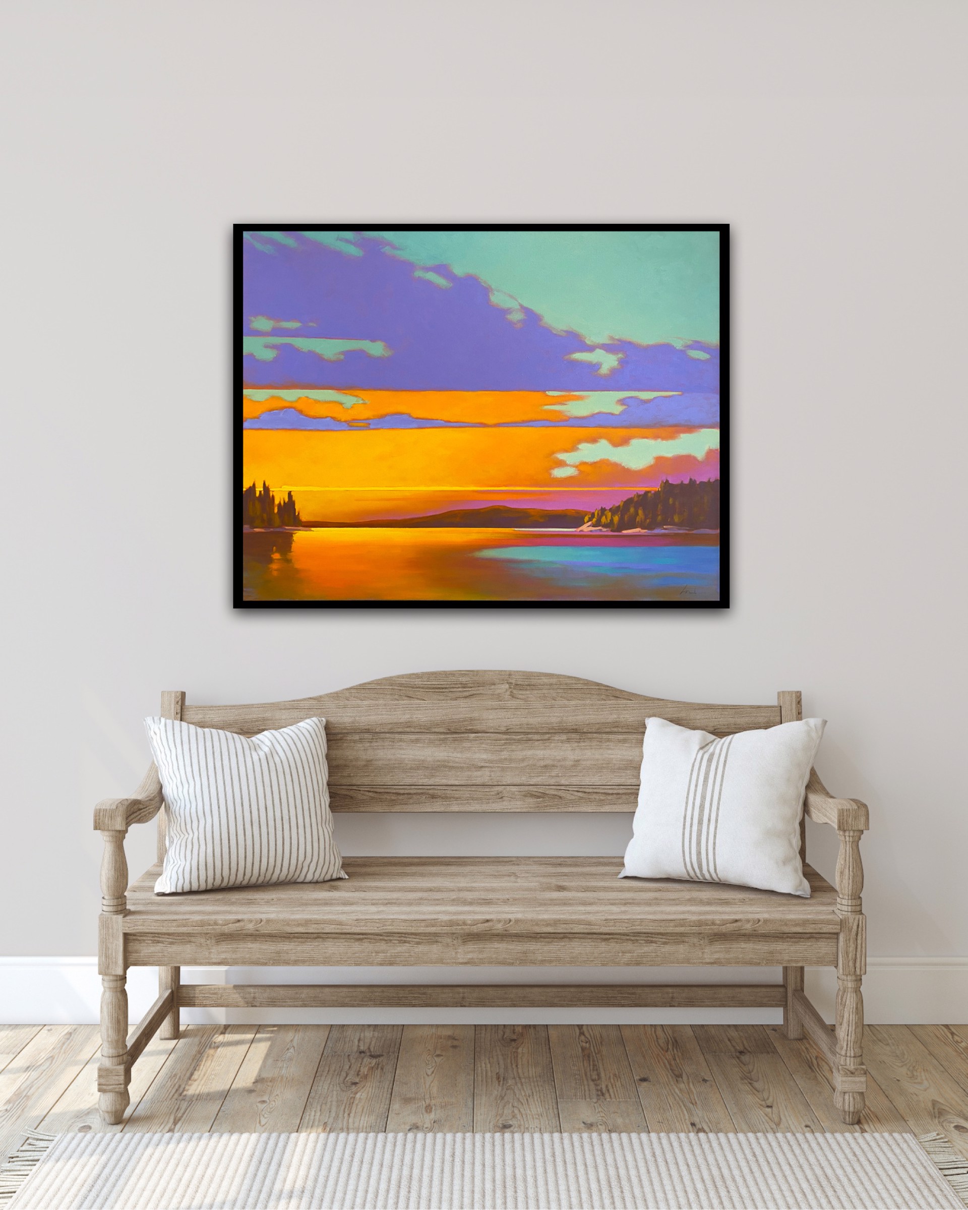 Setting Sun by John Lennard