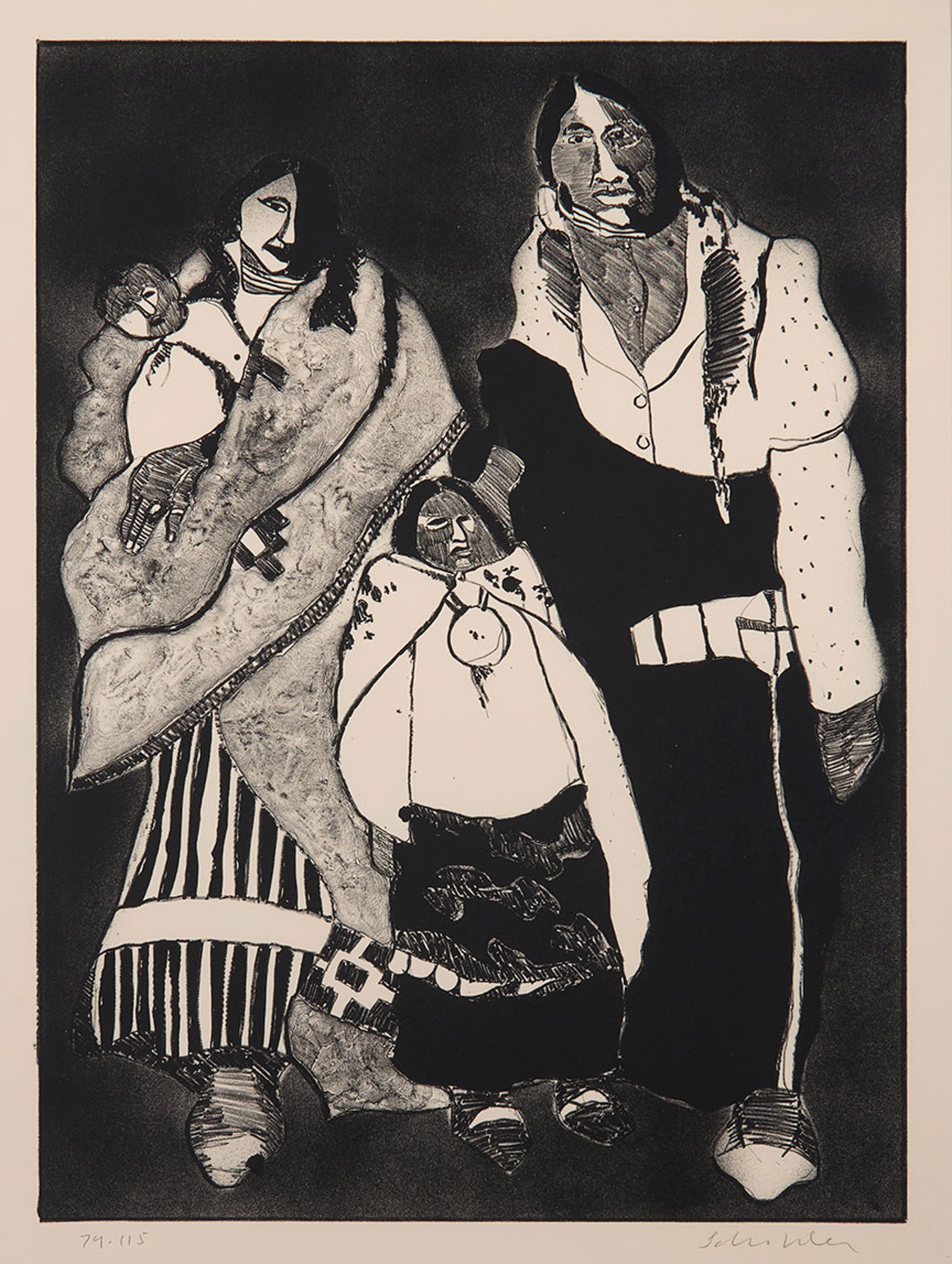 American Family, Ed. 79 of 115 by Fritz Scholder
