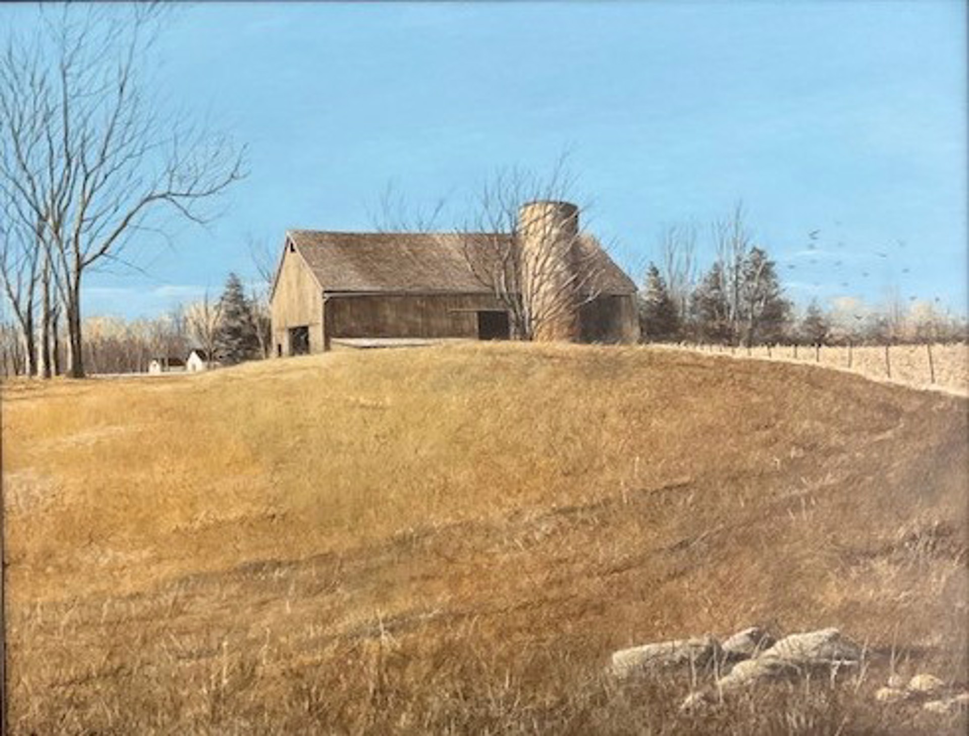 The Hill Barn by Roger Blair