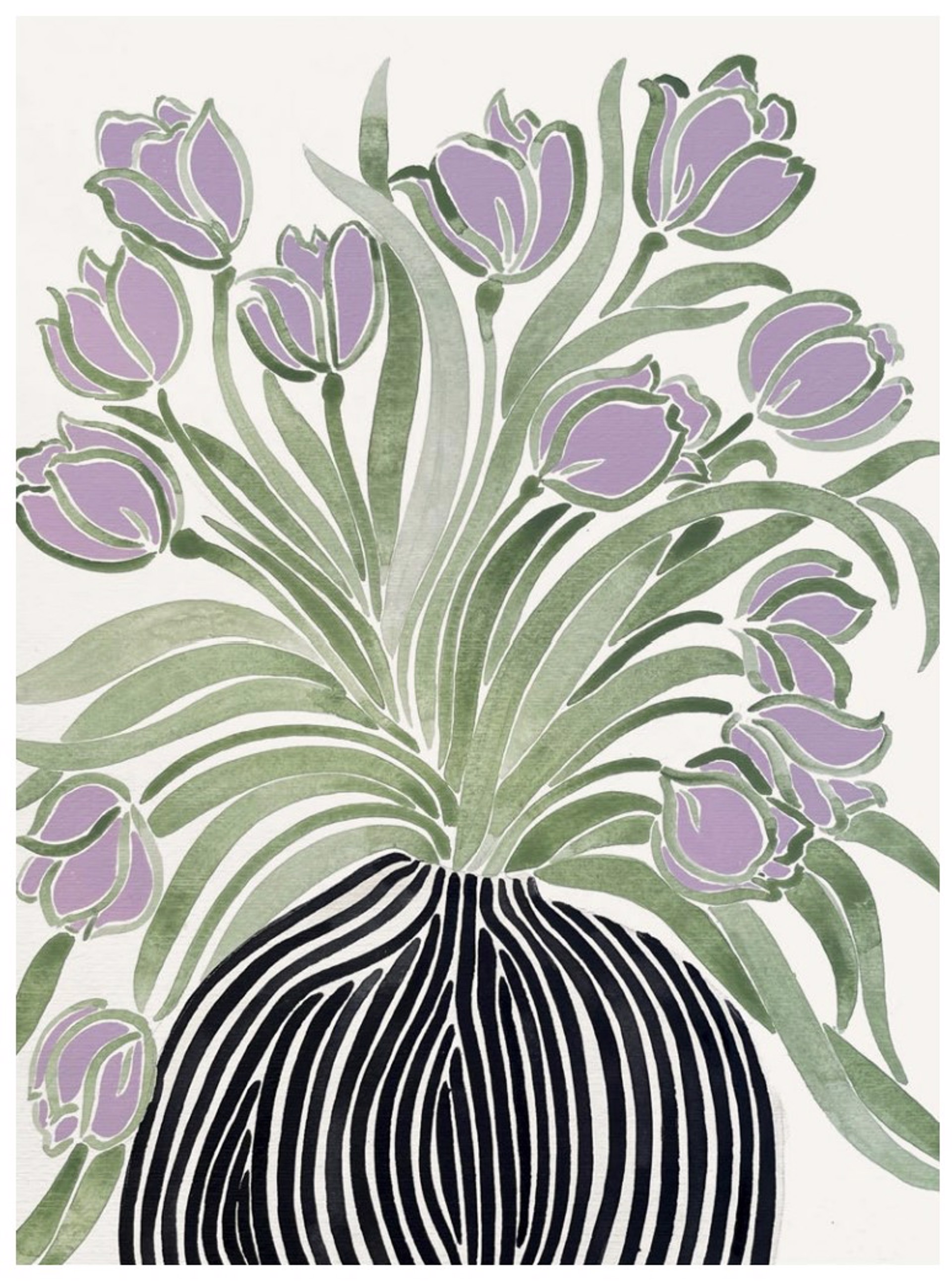 Tulips I by Anine Cecilie Iversen