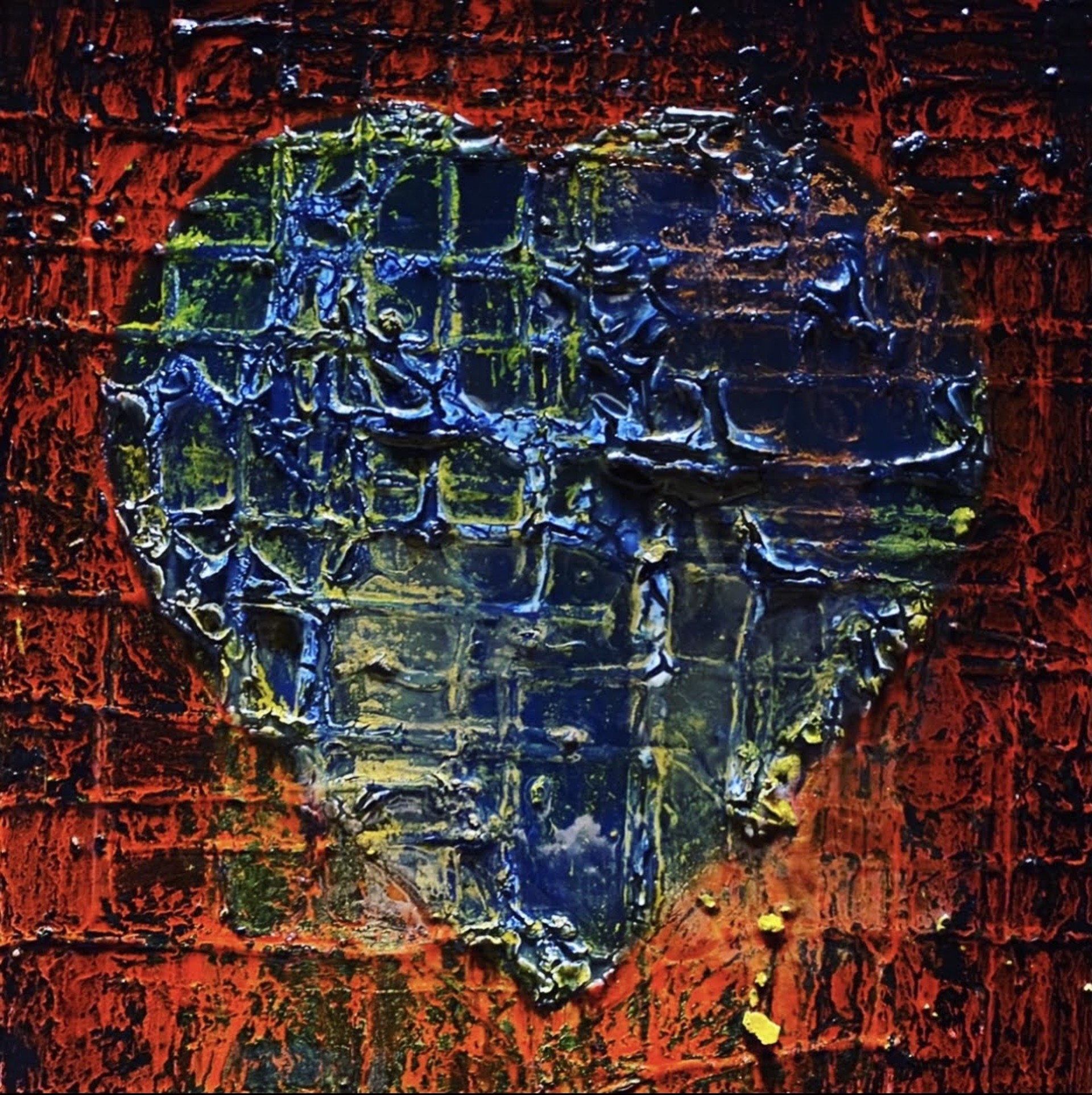 BLUE FLAME HEART by Karl Swan Norberg