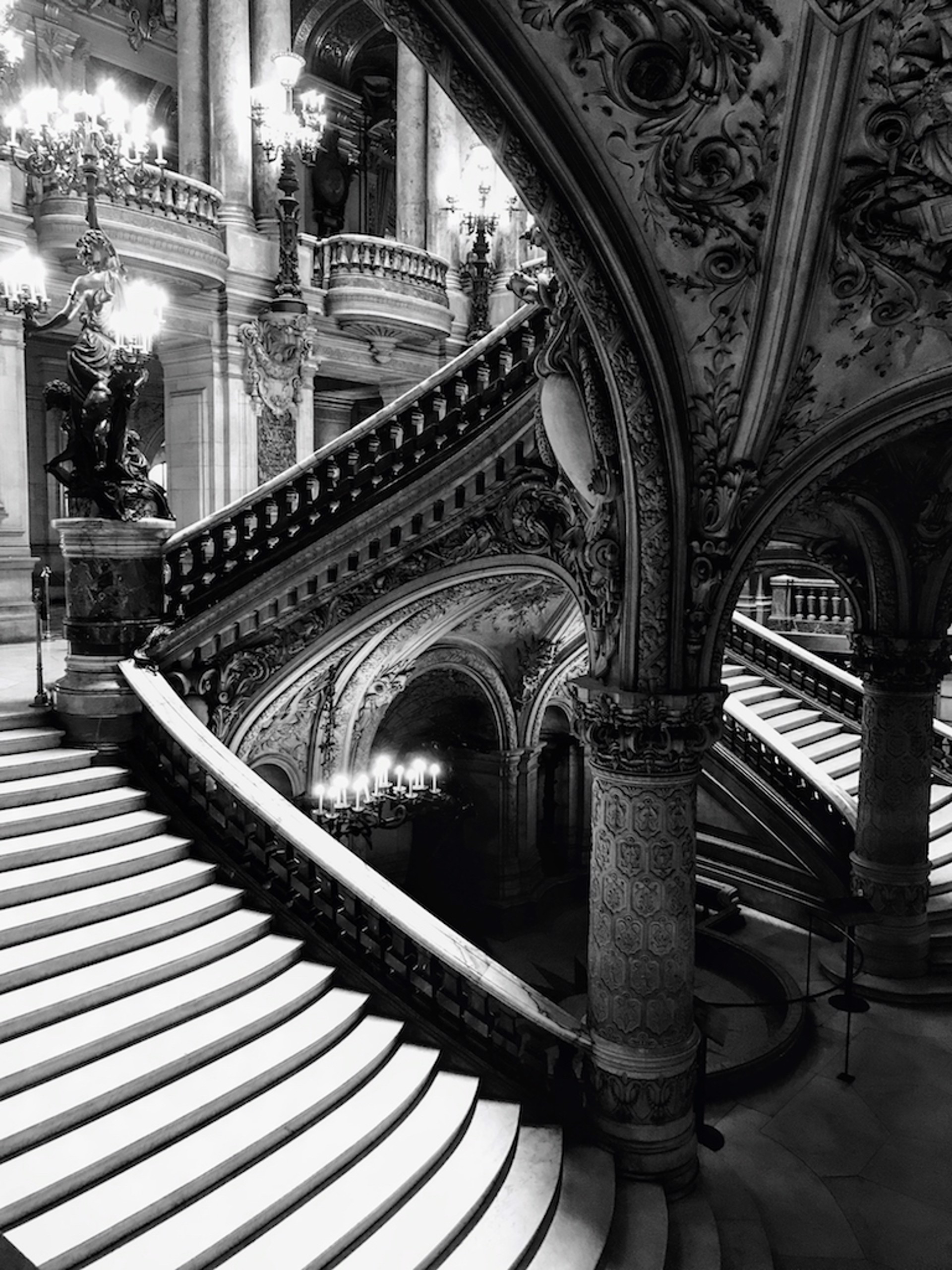 Grand Staircase (The Palais Garnier) by Fred Bettin