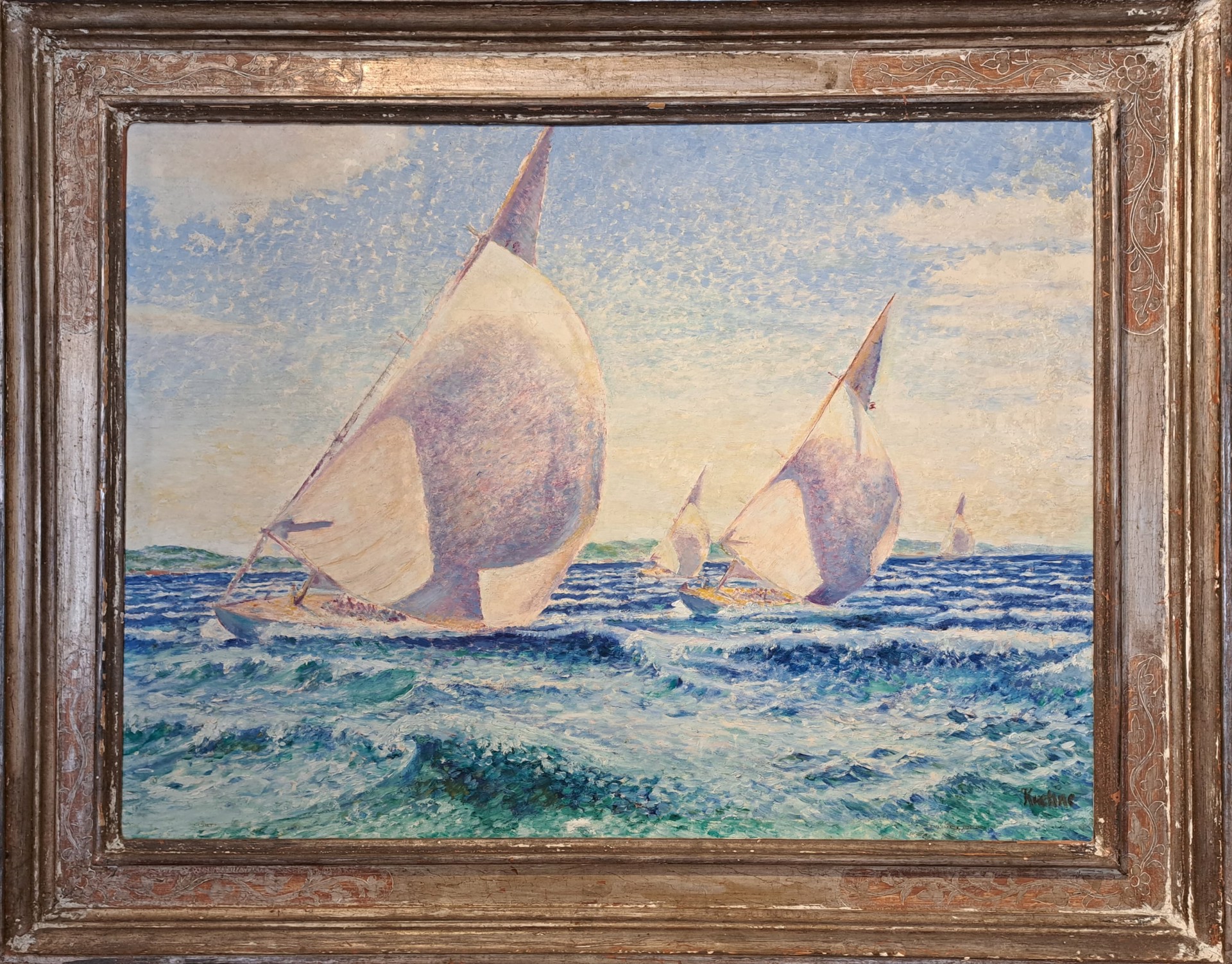 Spinnakers by Max Kuehne (1880-1968)