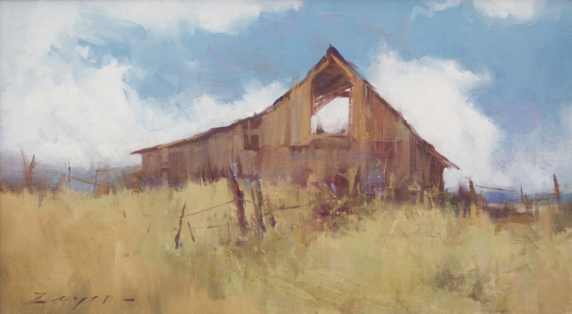 Rustic Charm Under a Western Sky by Allie Zeyer