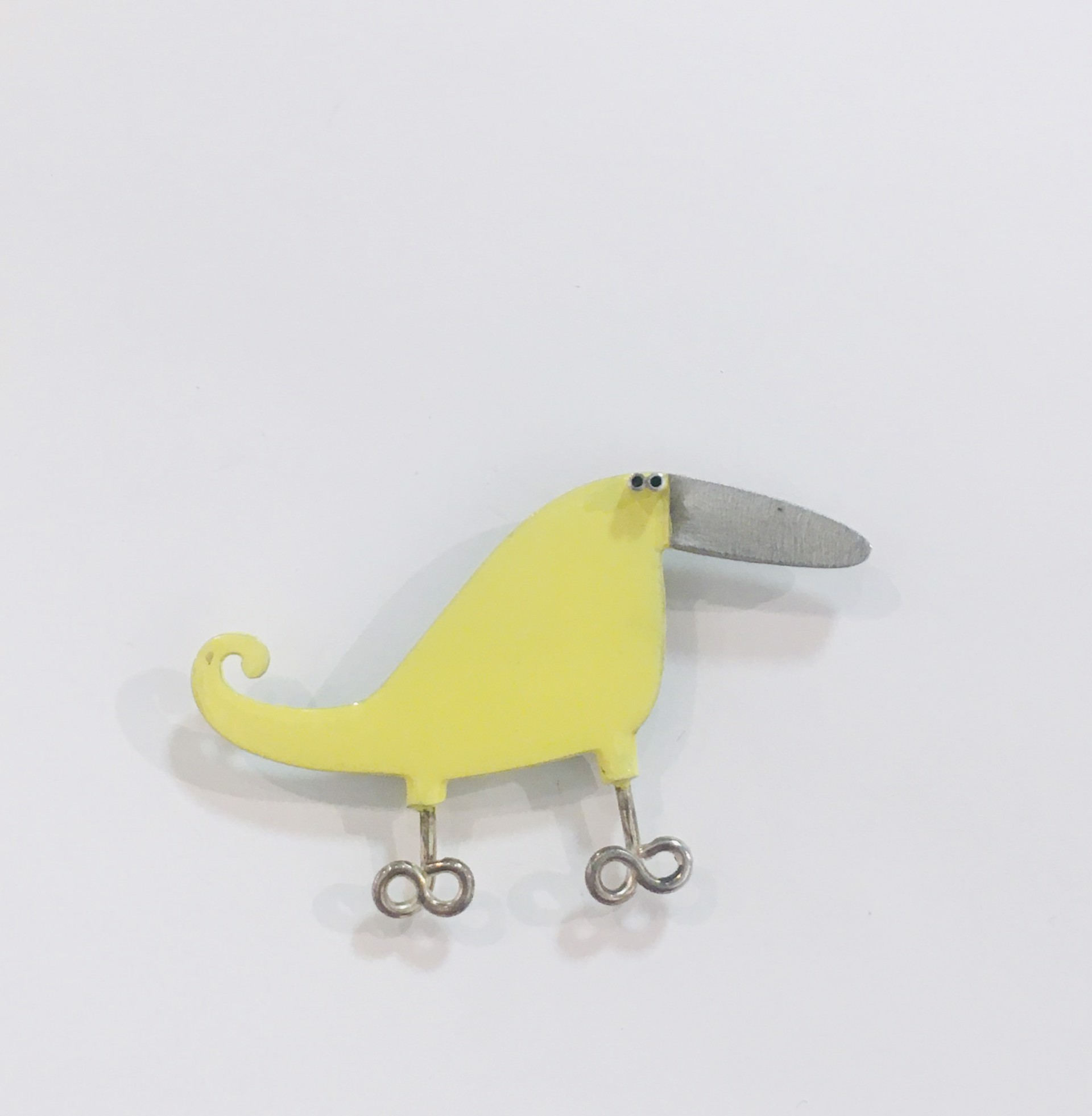 Yellow Bird Pin by GABRIELLE GOULD