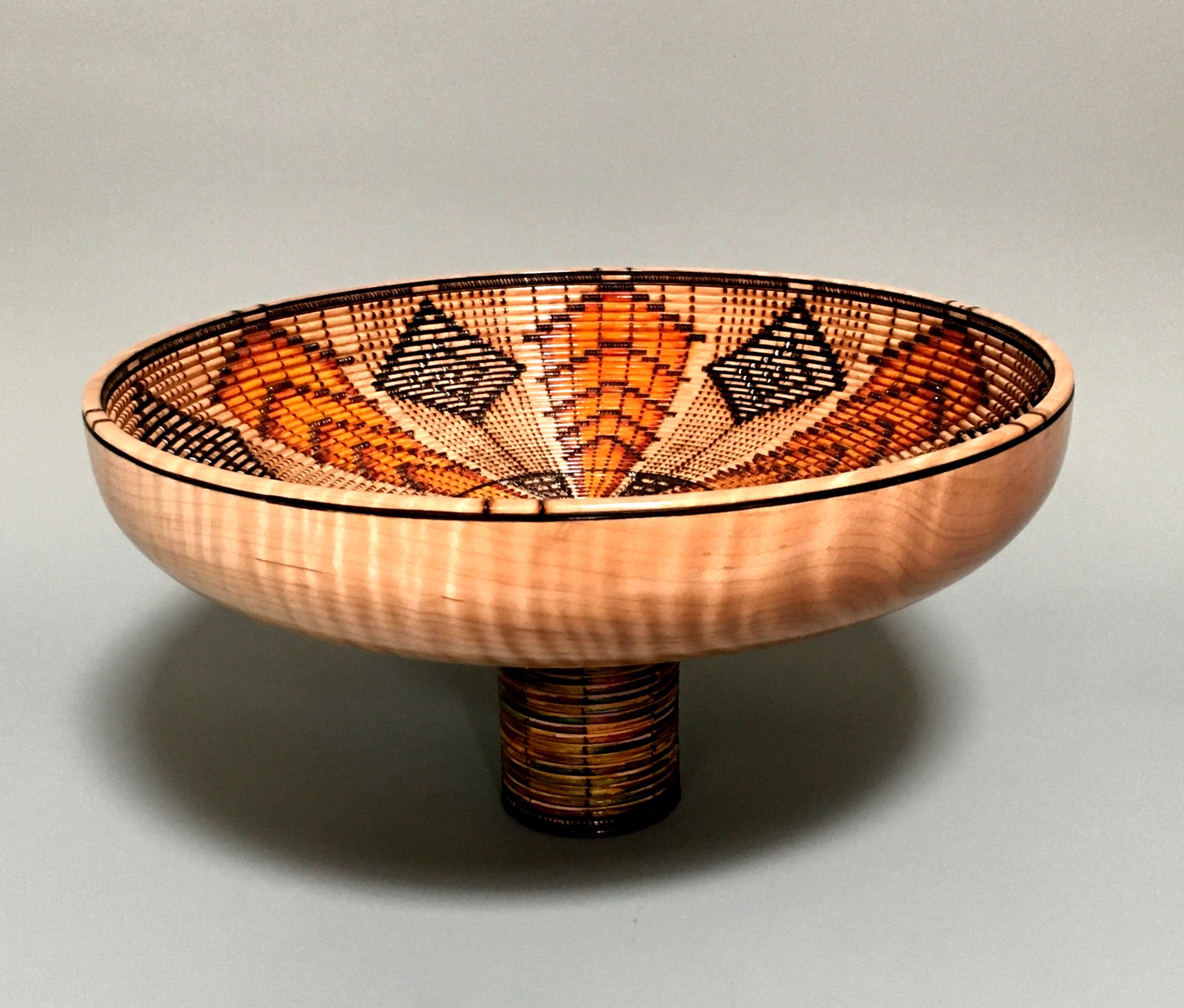 Feathers Standing Bowl by Keoni