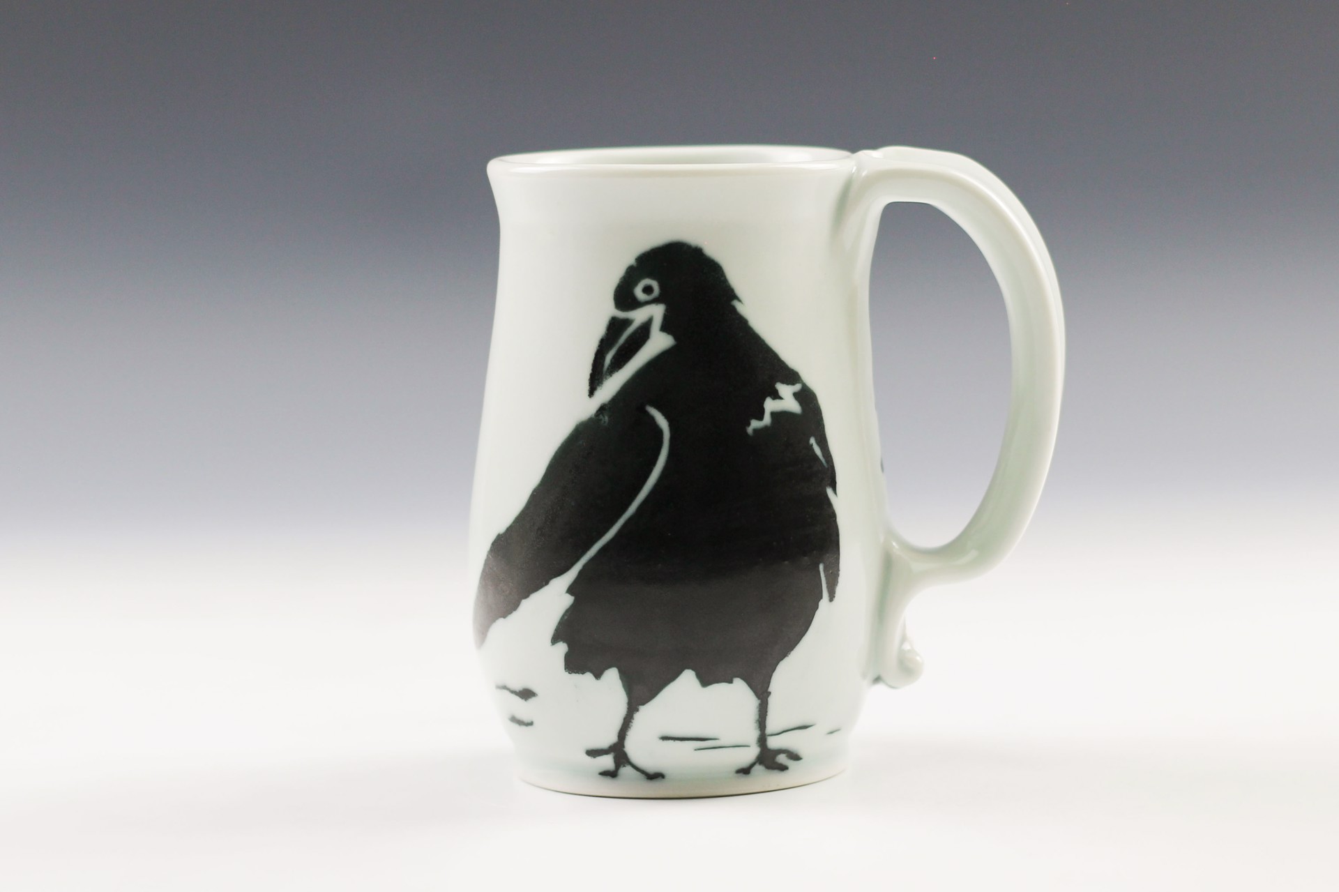 Crow Mug by Joanne Kirkland