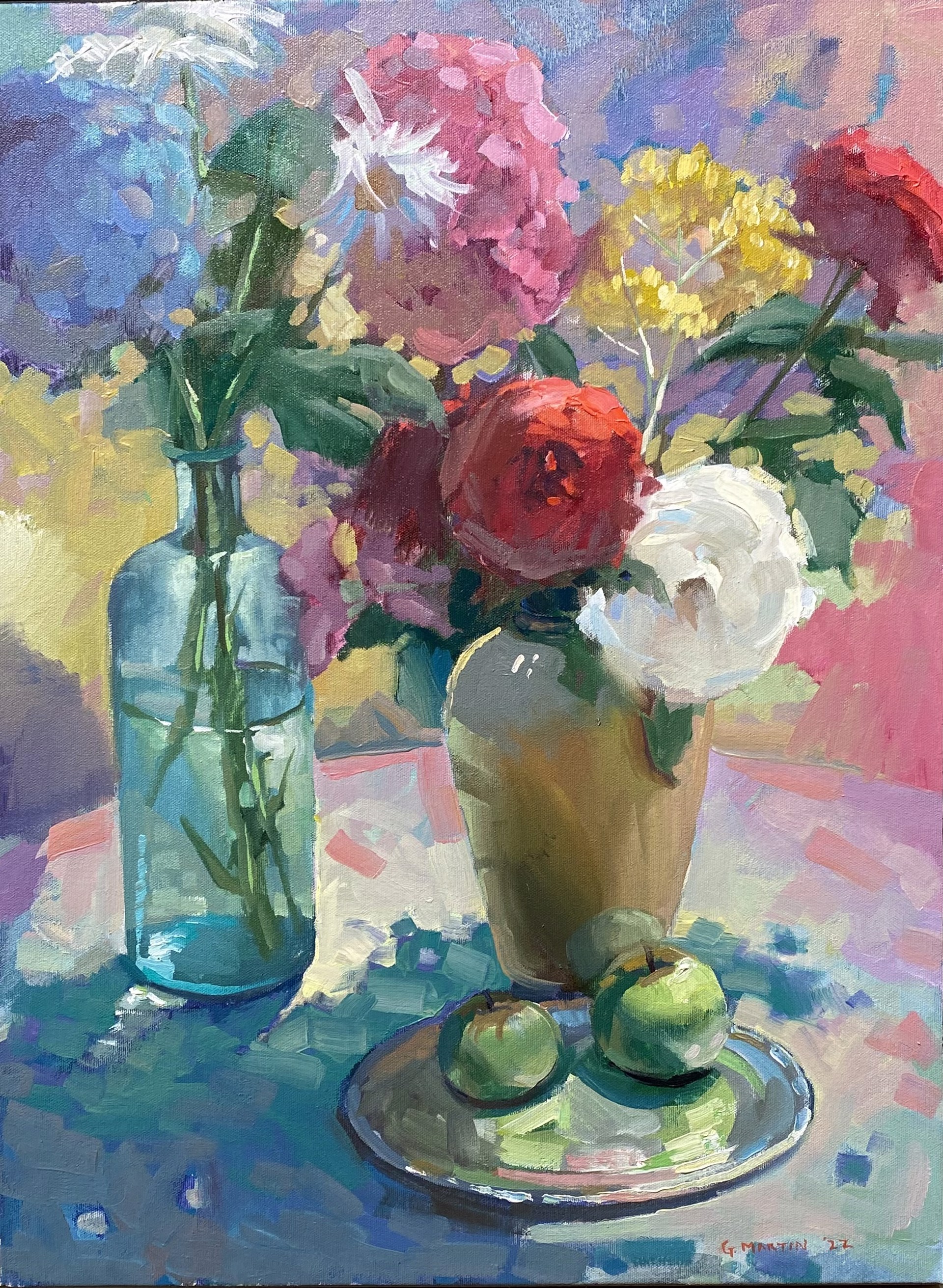 Roses and Hydrangeas by Gerard Martin