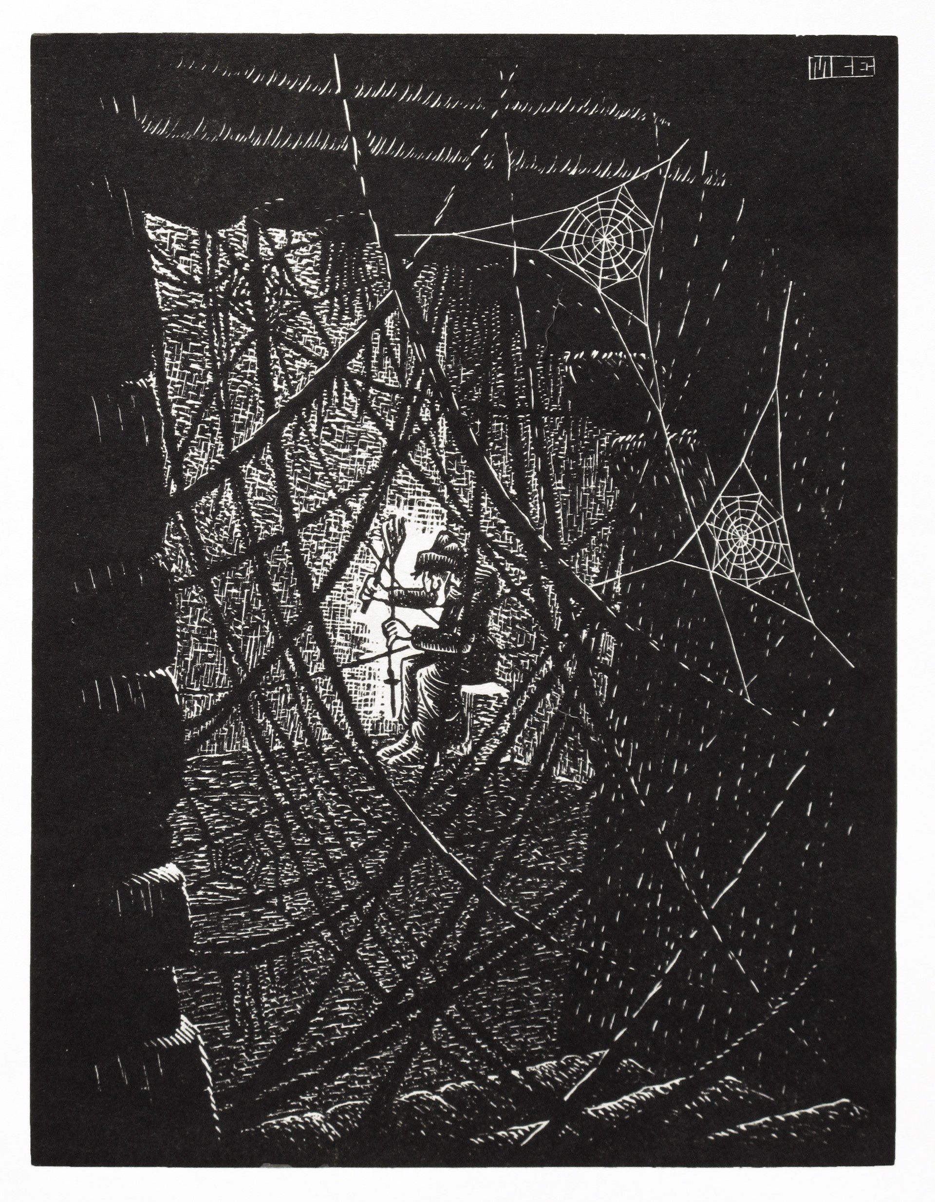 Cobwebs by M.C. Escher