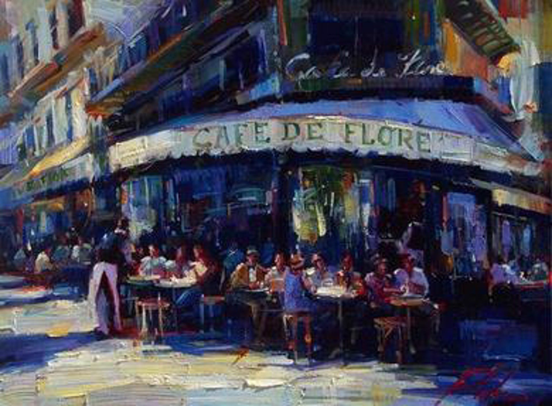 Cafe De Flore by Michael Flohr