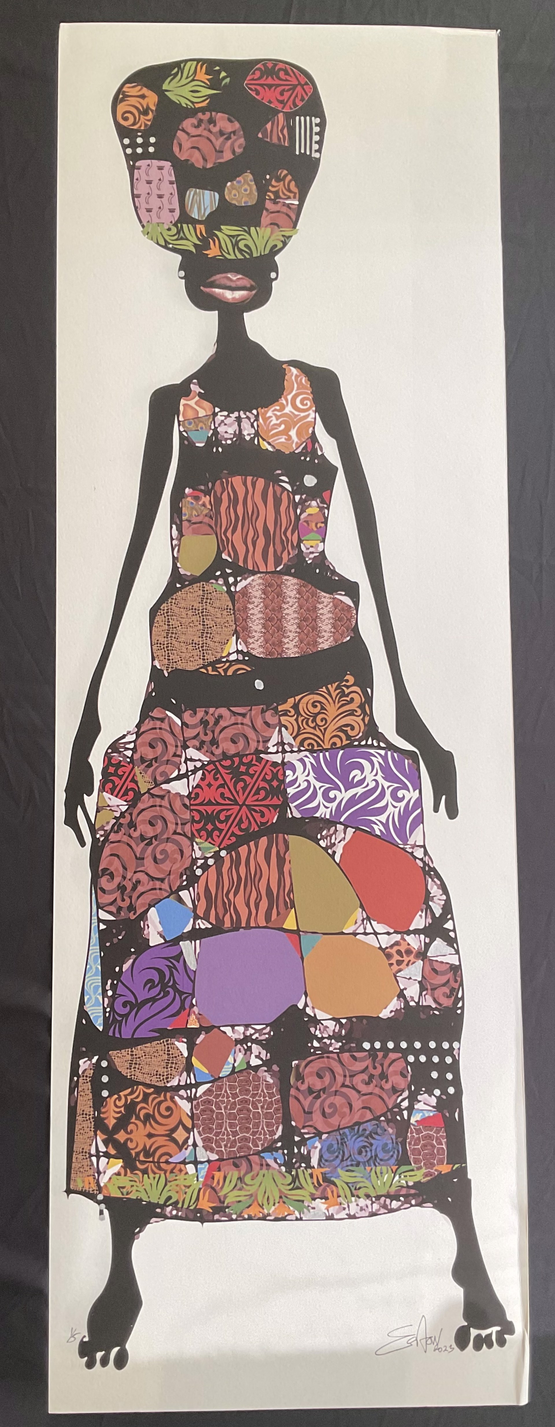 "Woman With Long Dress" by Easton Davy