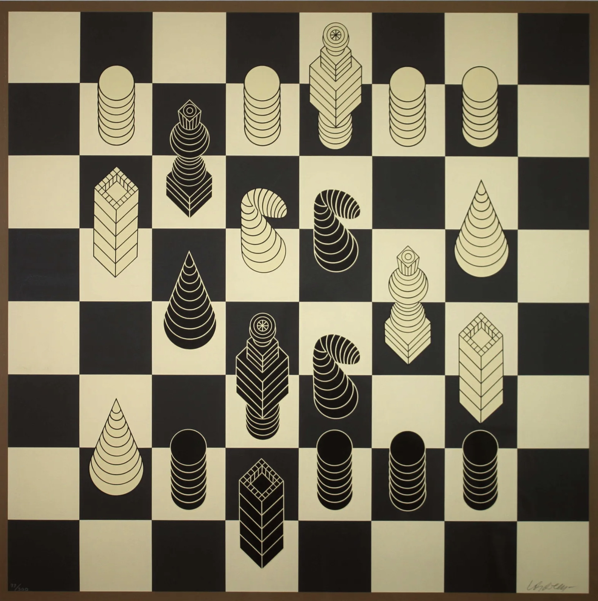 Chessboard by Victor Vasarely