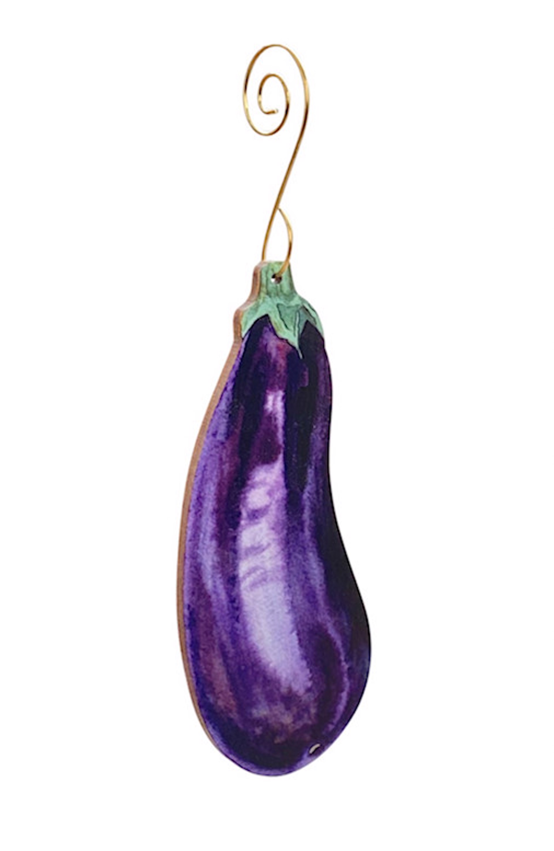 Ornament - Eggplant by Indigo Desert Ranch - Holiday
