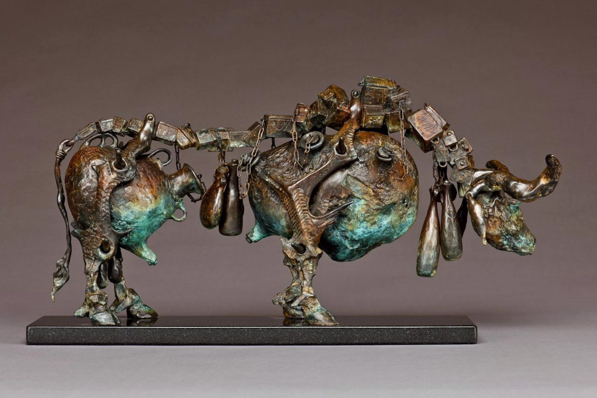 Cache Bull by David Crawford Bronze Coast Gallery