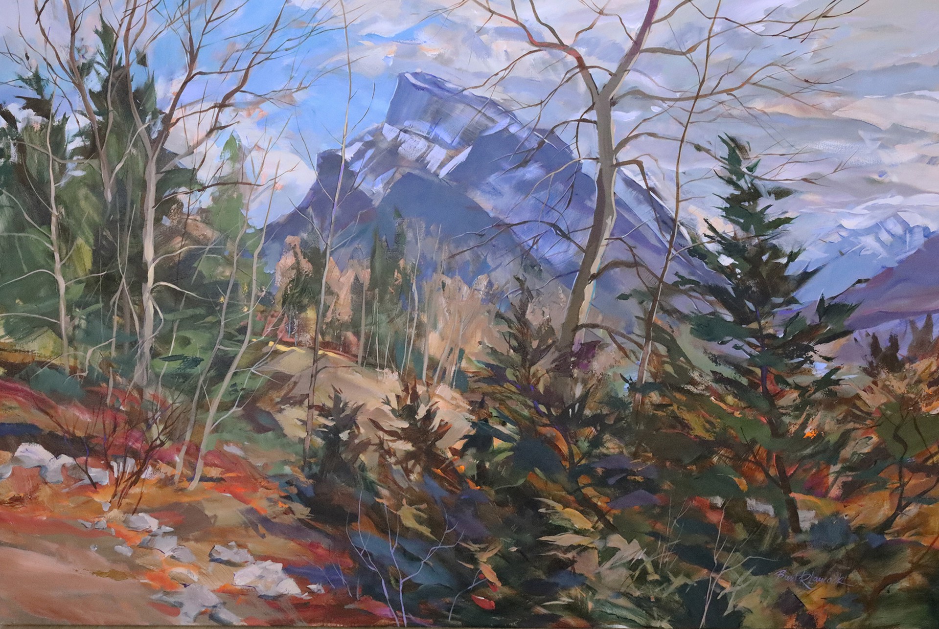 Rundle in Late Fall by Brent Laycock