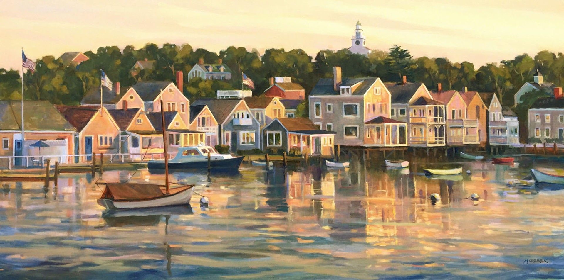 Nantucket Calm by Leonard Mizerek