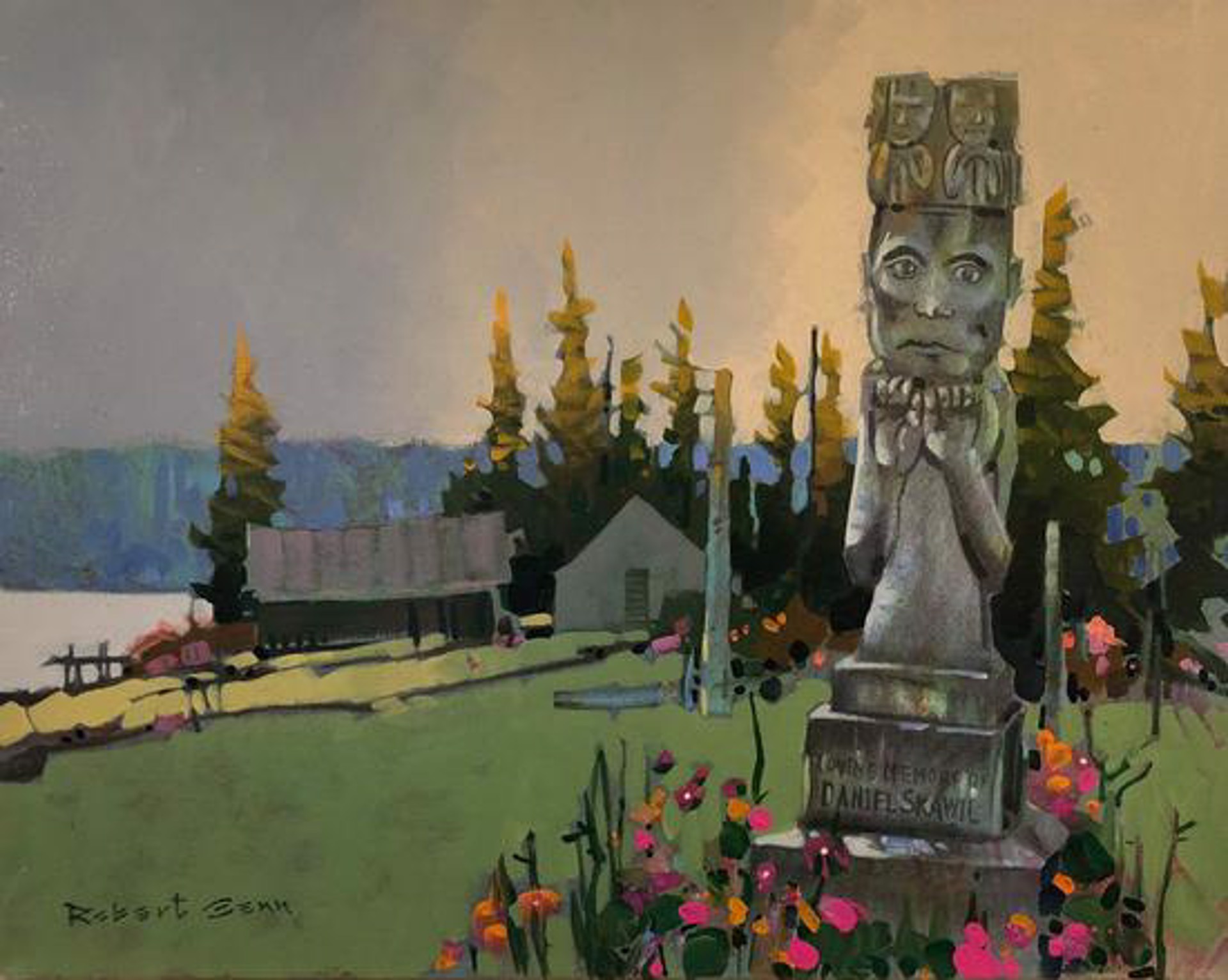 Silent Village and a Tribute to Daniel by Robert Genn (1936-2014)