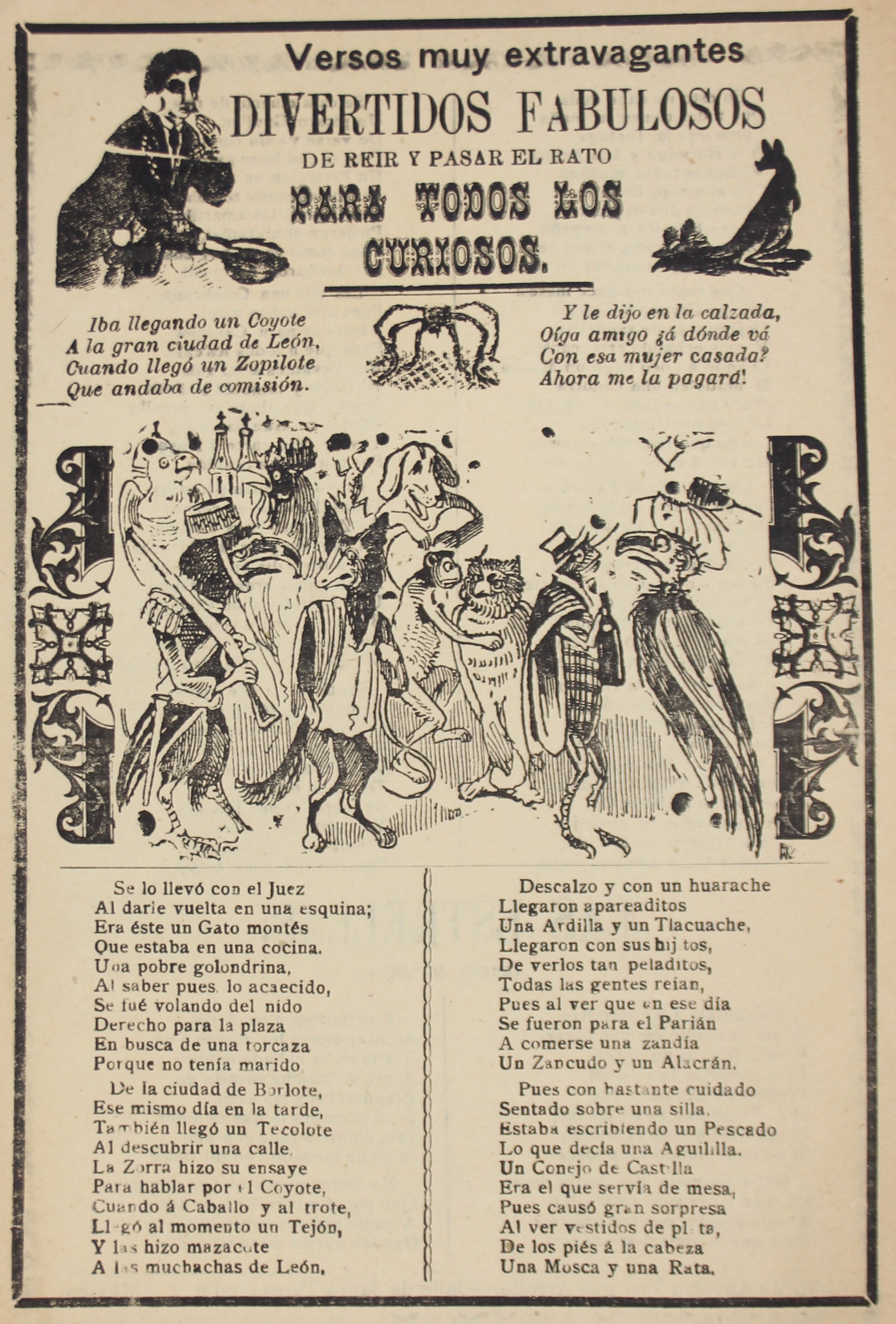 Divertidos Fabulosos by José Guadalupe Posada (1852 - 1913)