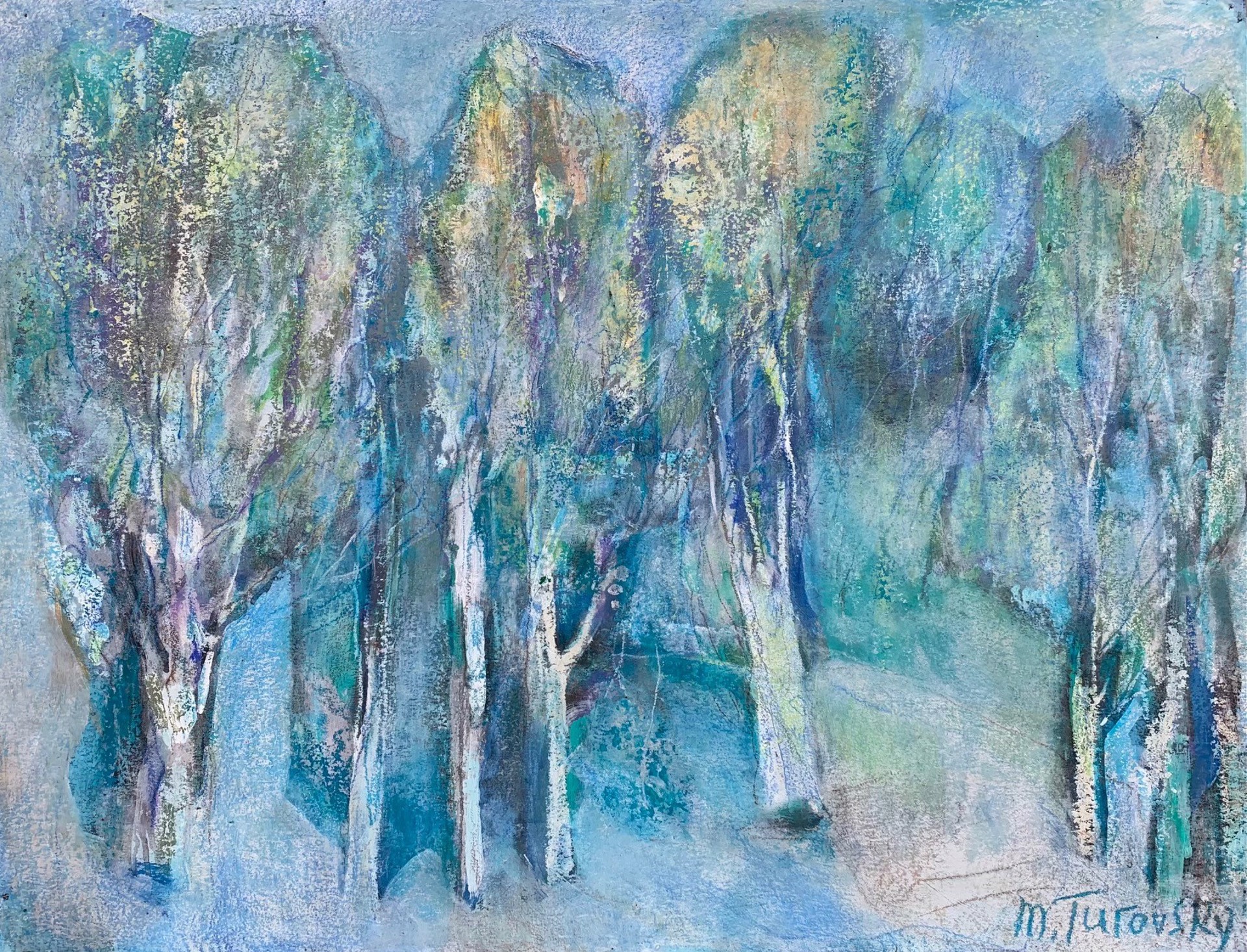 Blue Woods by Mikhail Turovsky