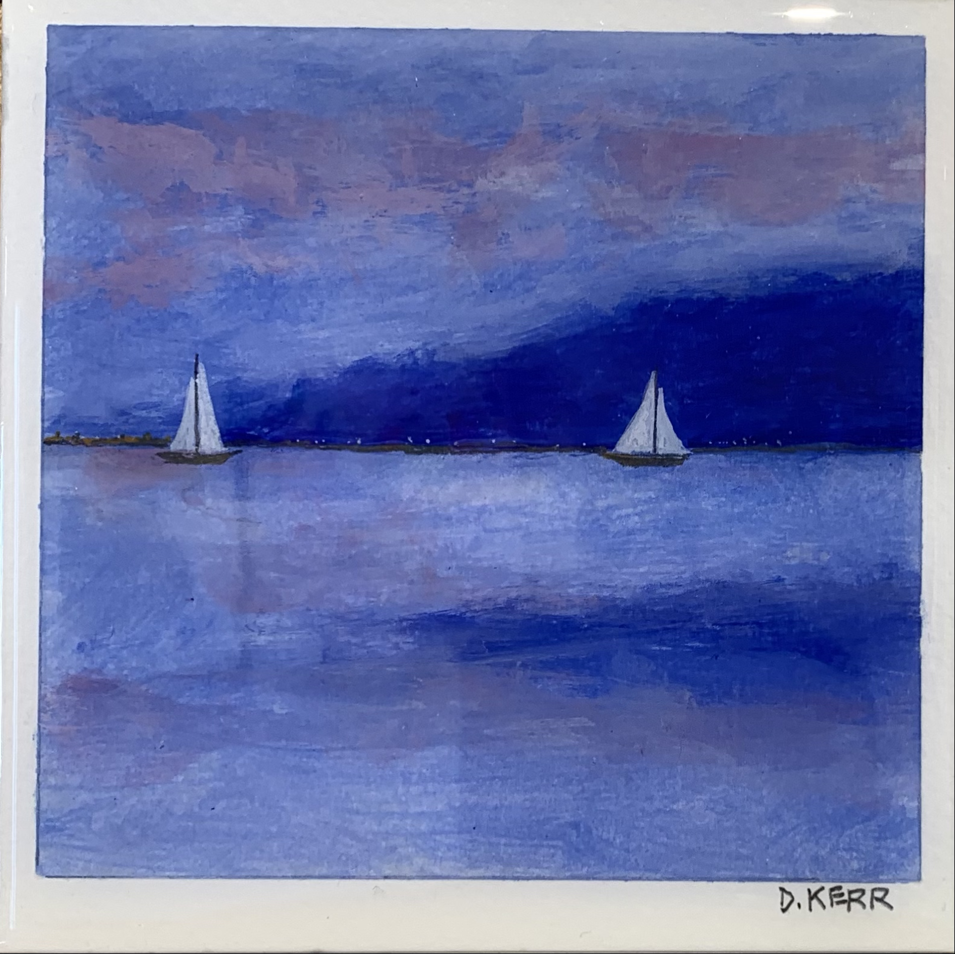 Sailing In The Harbor by Deborah Kerr