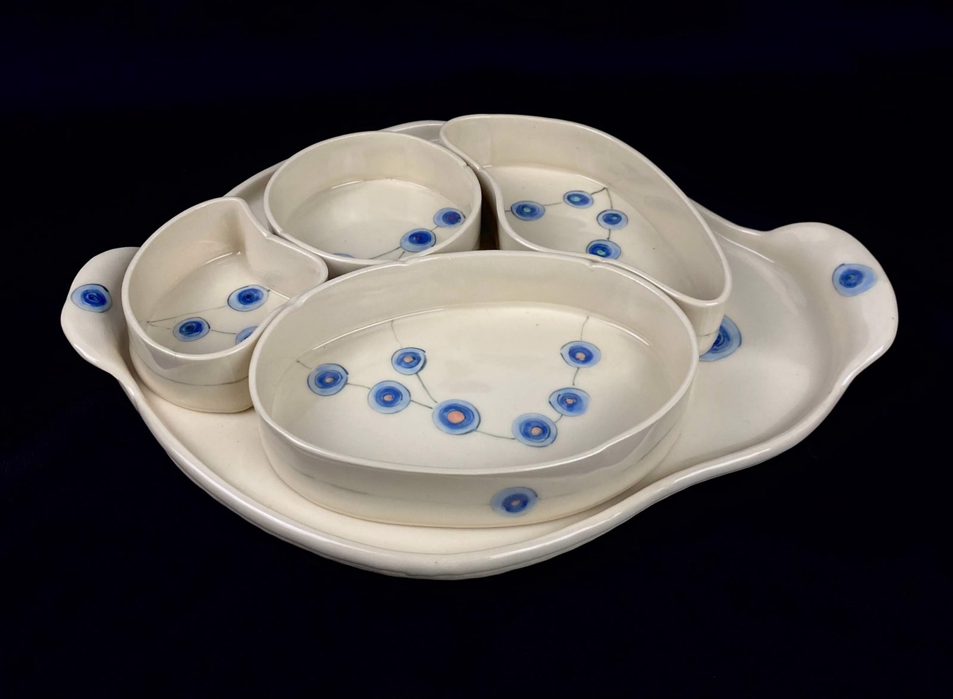 4 Bowl Serving Set by Mari Kuroda