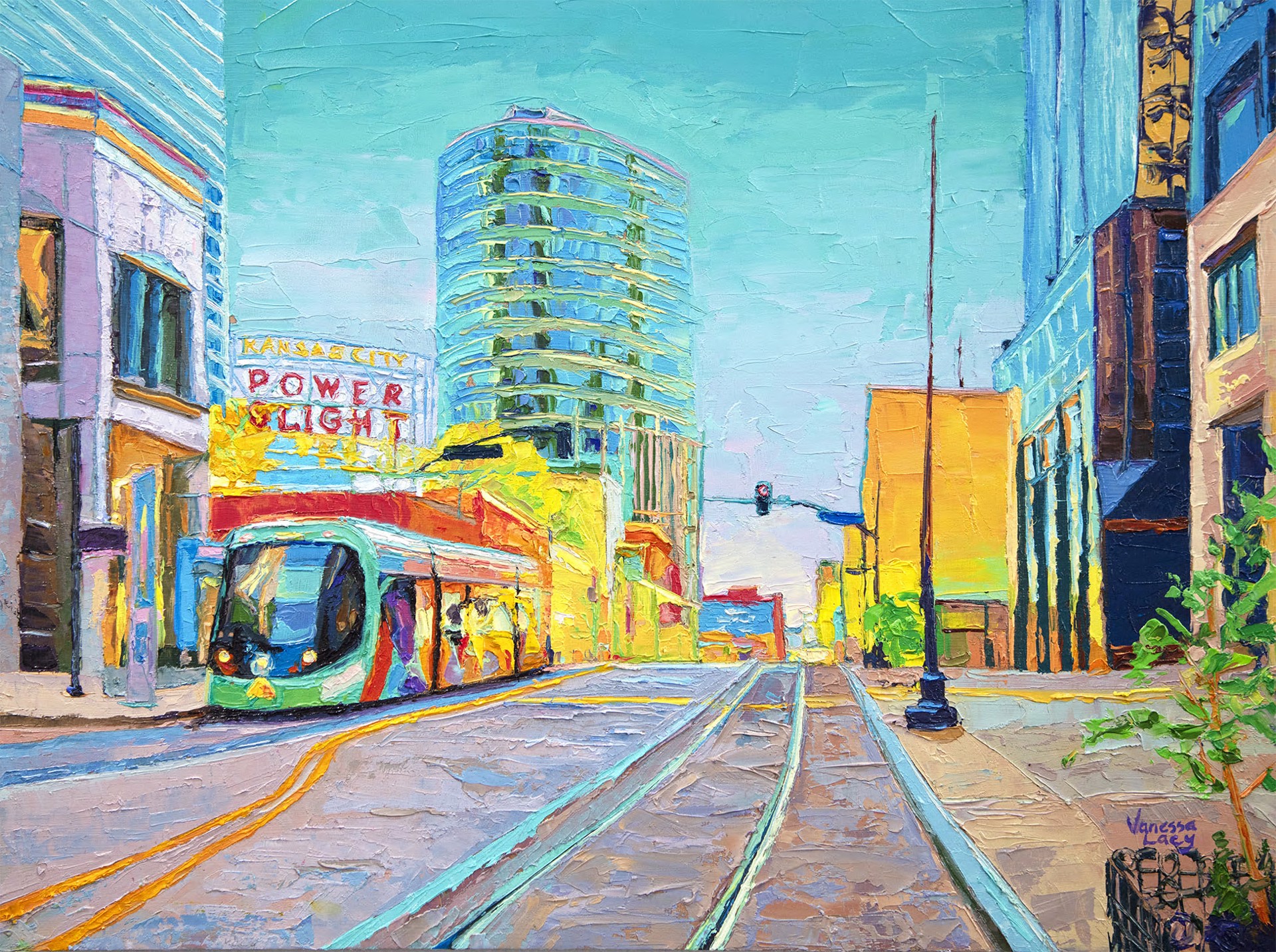 Streetcar in Power and Light by Vanessa Lacy