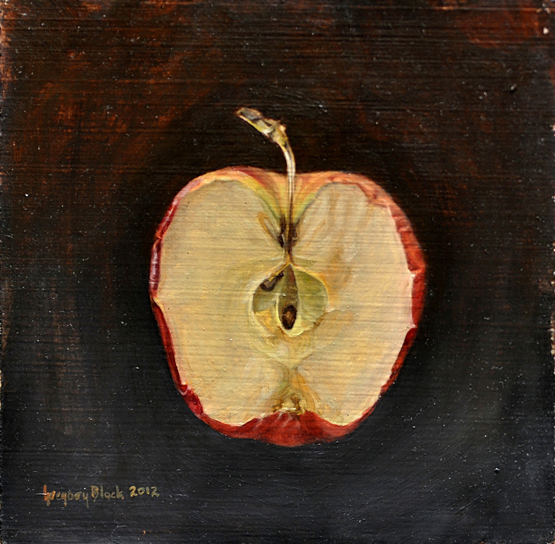 Cut Apple by Gregory Block